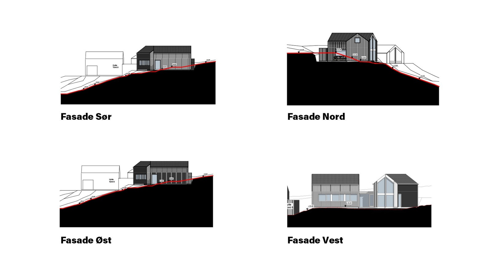 fasadetegning tom nr. 9 Galleribilde