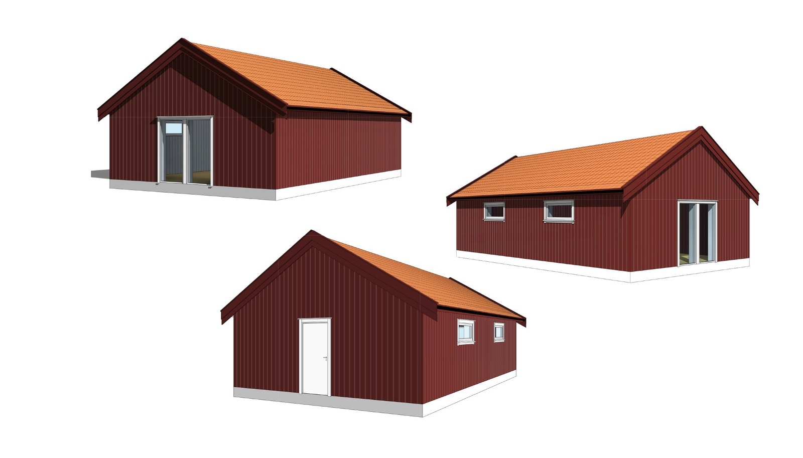 3D felles naust Galleribilde