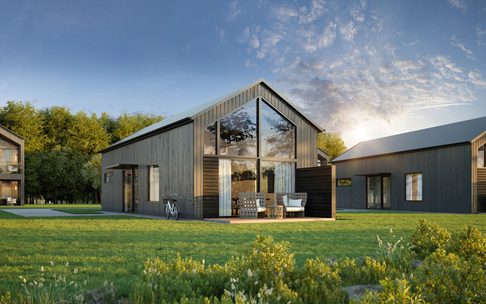 Illustrasjon hyttetype 1 Galleribilde