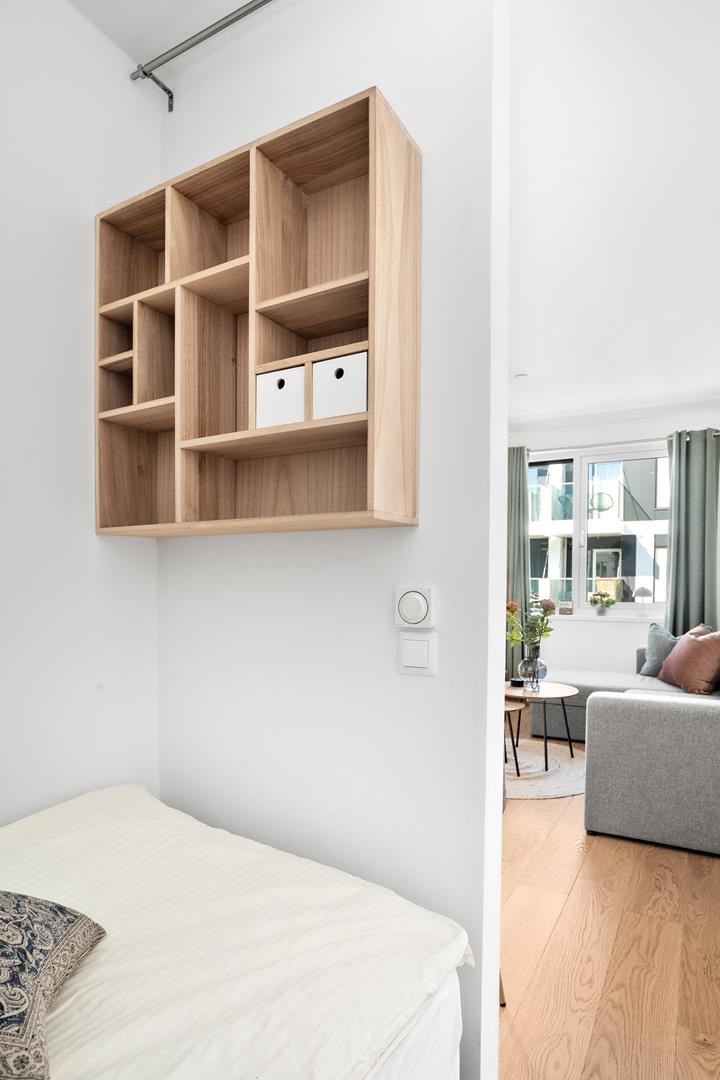 Smart tilpasset og skjermet sovealkove. Galleribilde