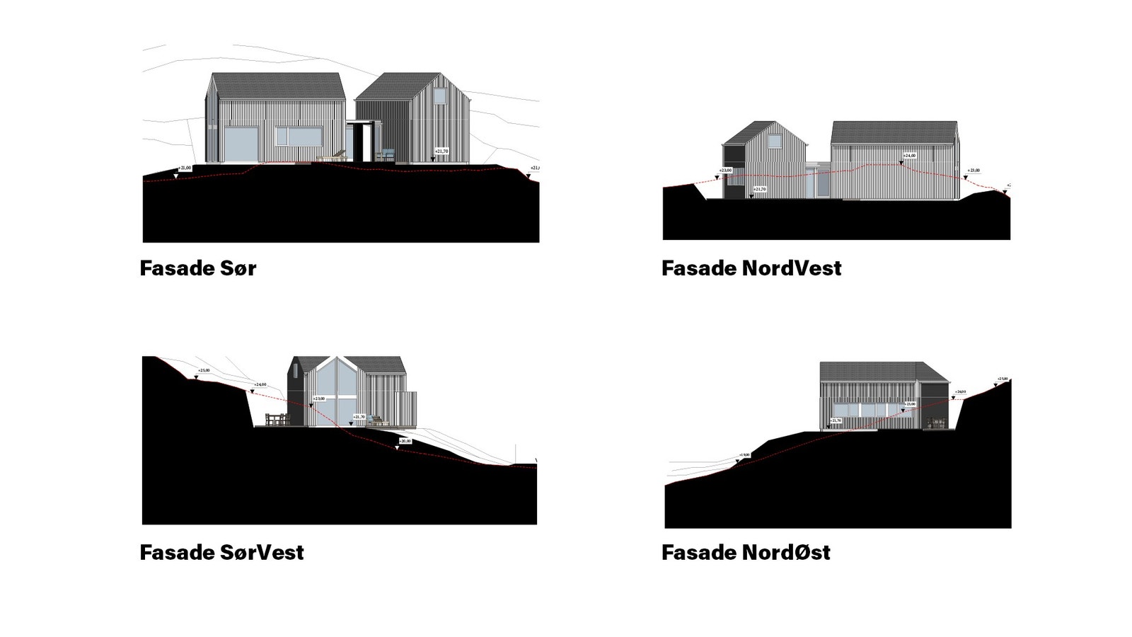 fasadetegning tomt nr. 12 Galleribilde