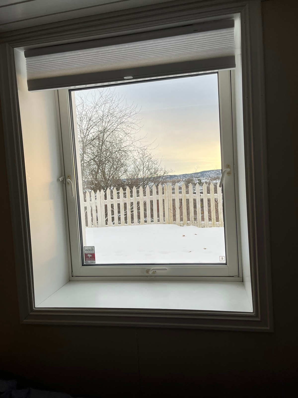 utsikt, hvinter fra stuen Galleribilde