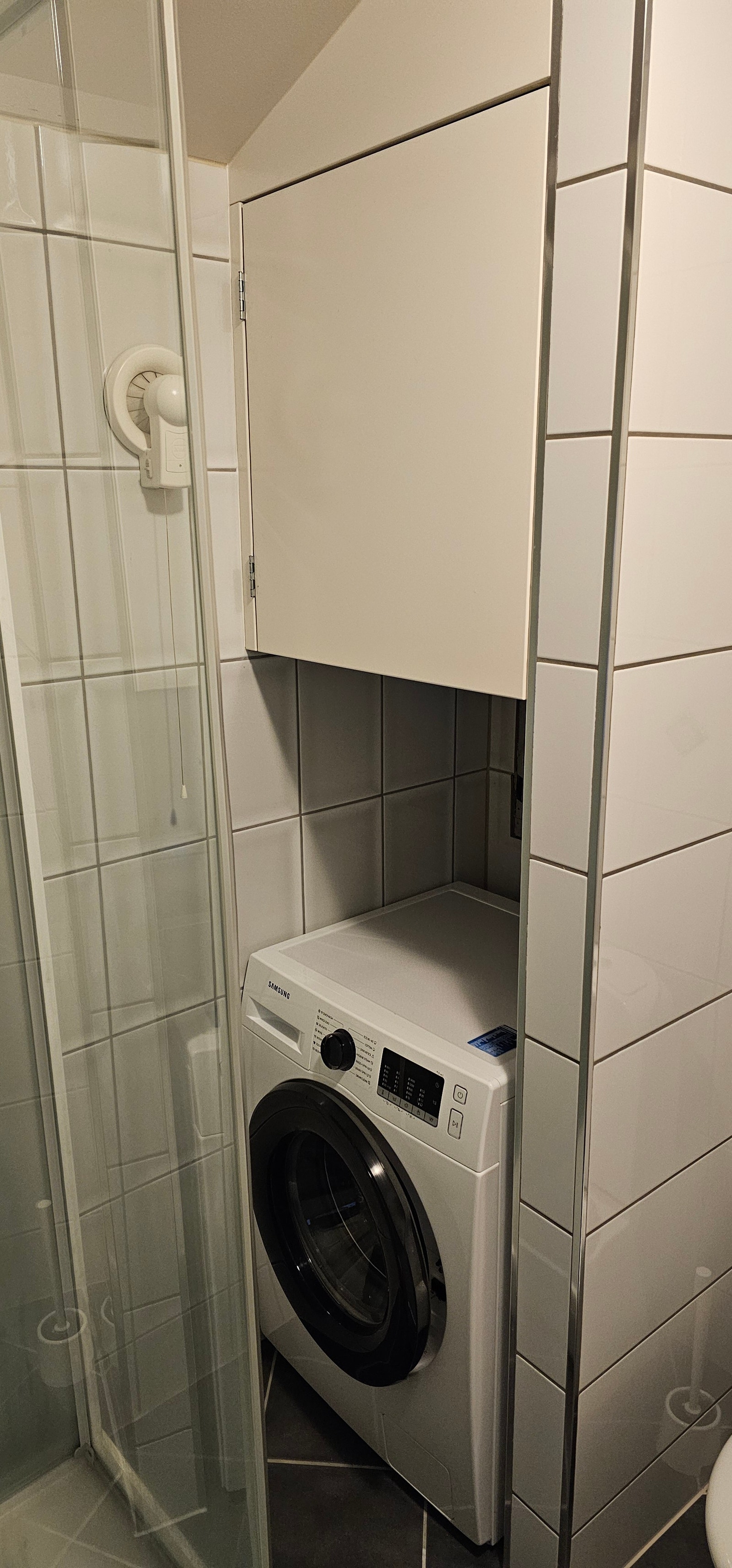 Vaskemaskin på bad Galleribilde