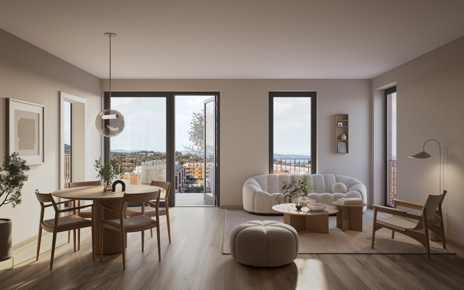 Moderne 2-roms leilighet beliggende i bytters 6. etajse! Illustrasjon, avvik vil forekomme. Galleribilde