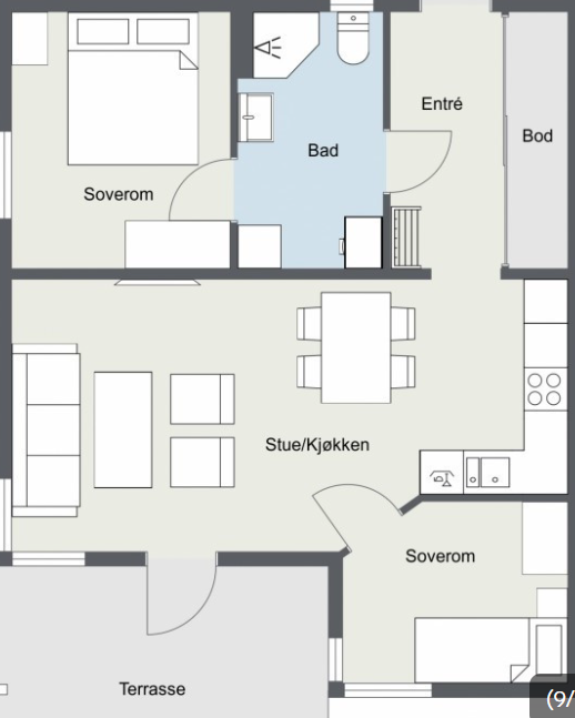 Bildene er tatt fra prospekt Galleribilde