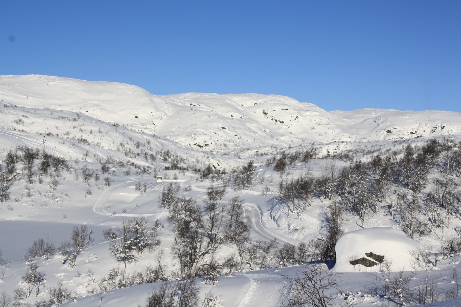 Utsikt fra tomt 21 - Kun ment for orientering, endringer vil kunne forekomme i forbindelse med utbygging av området Galleribilde