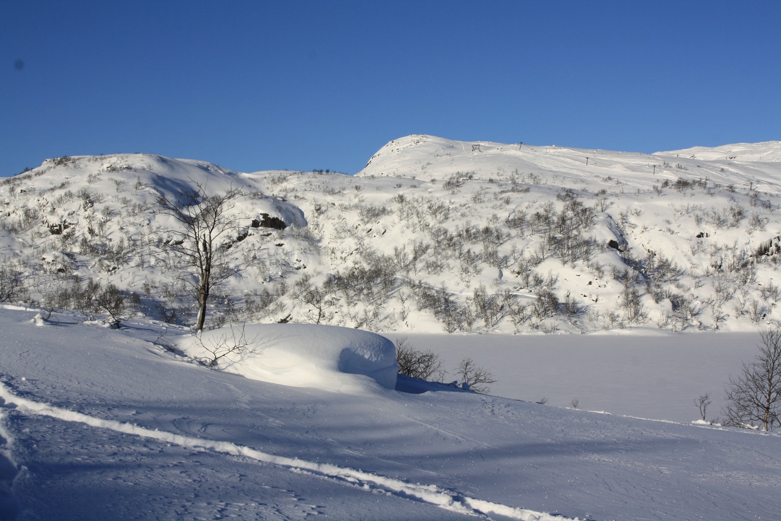 Utsikt fra tomt 14 - Kun ment for orientering, endringer vil kunne forekomme i forbindelse med utbygging av området Galleribilde