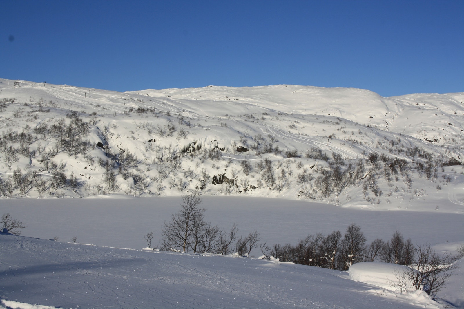 Utsikt fra tomt 14 - Kun ment for orientering, endringer vil kunne forekomme i forbindelse med utbygging av området Galleribilde