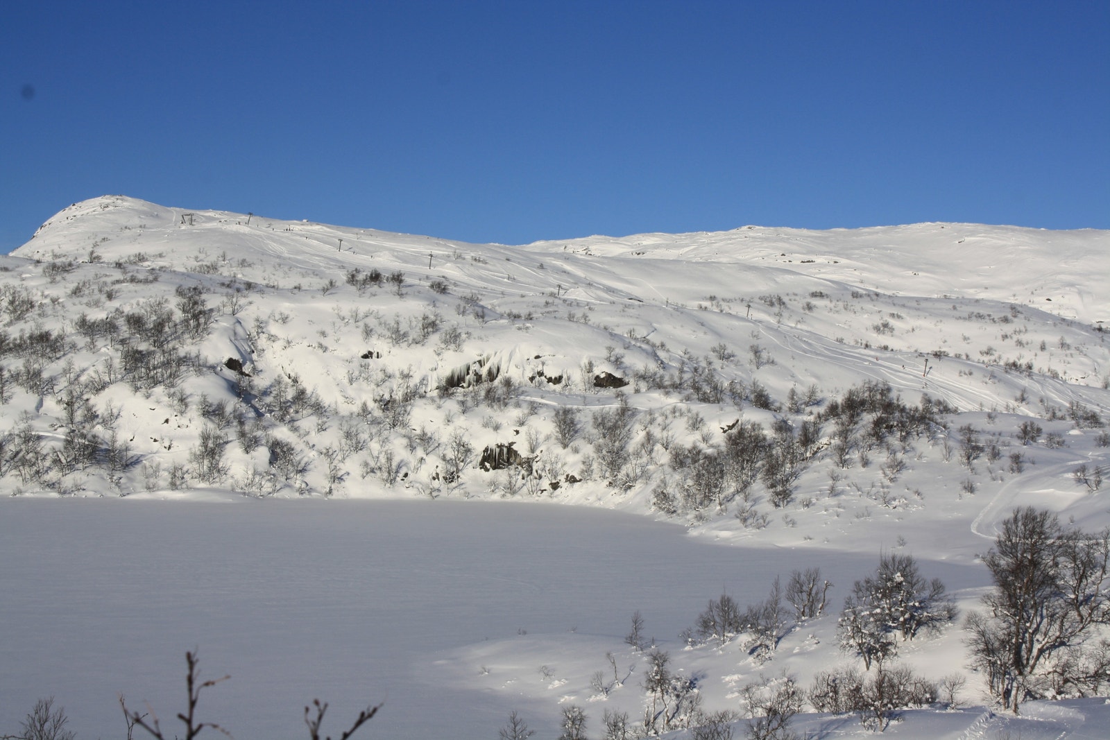 Utsikt fra tomt 22 - Kun ment for orientering, endringer vil kunne forekomme i forbindelse med utbygging av området Galleribilde