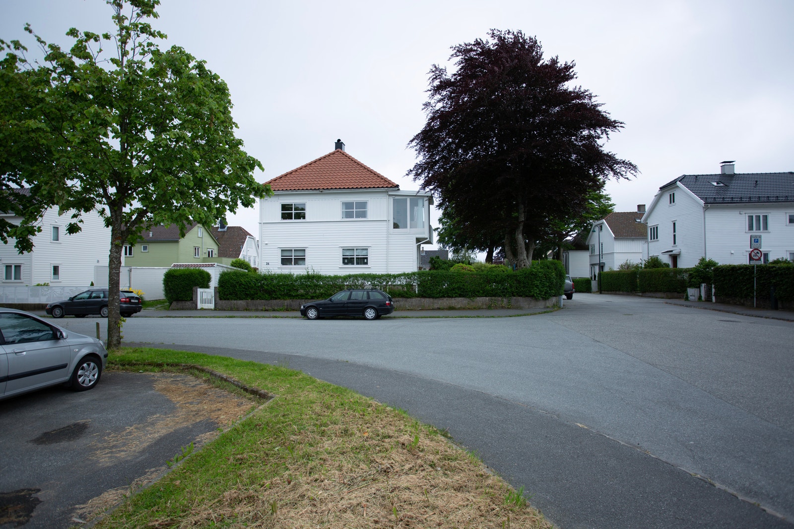 Leiligheten er i 1. etg i dette huset. Galleribilde