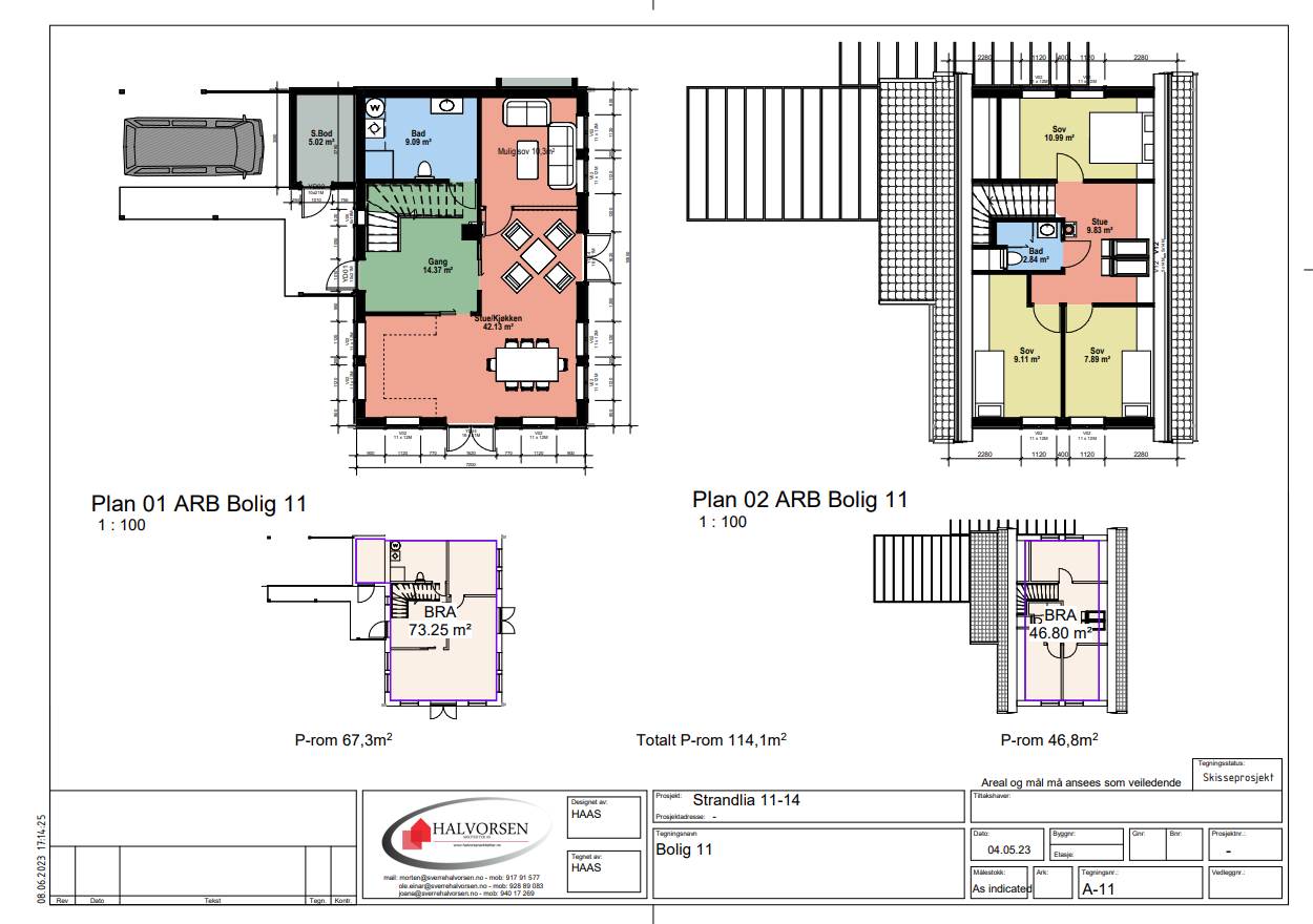 11 plantegning Galleribilde