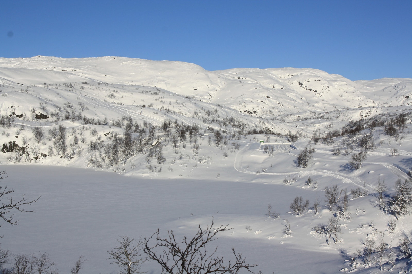 Utsikt fra tomt 16 - Kun ment for orientering, endringer vil kunne forekomme i forbindelse med utbygging av området Galleribilde