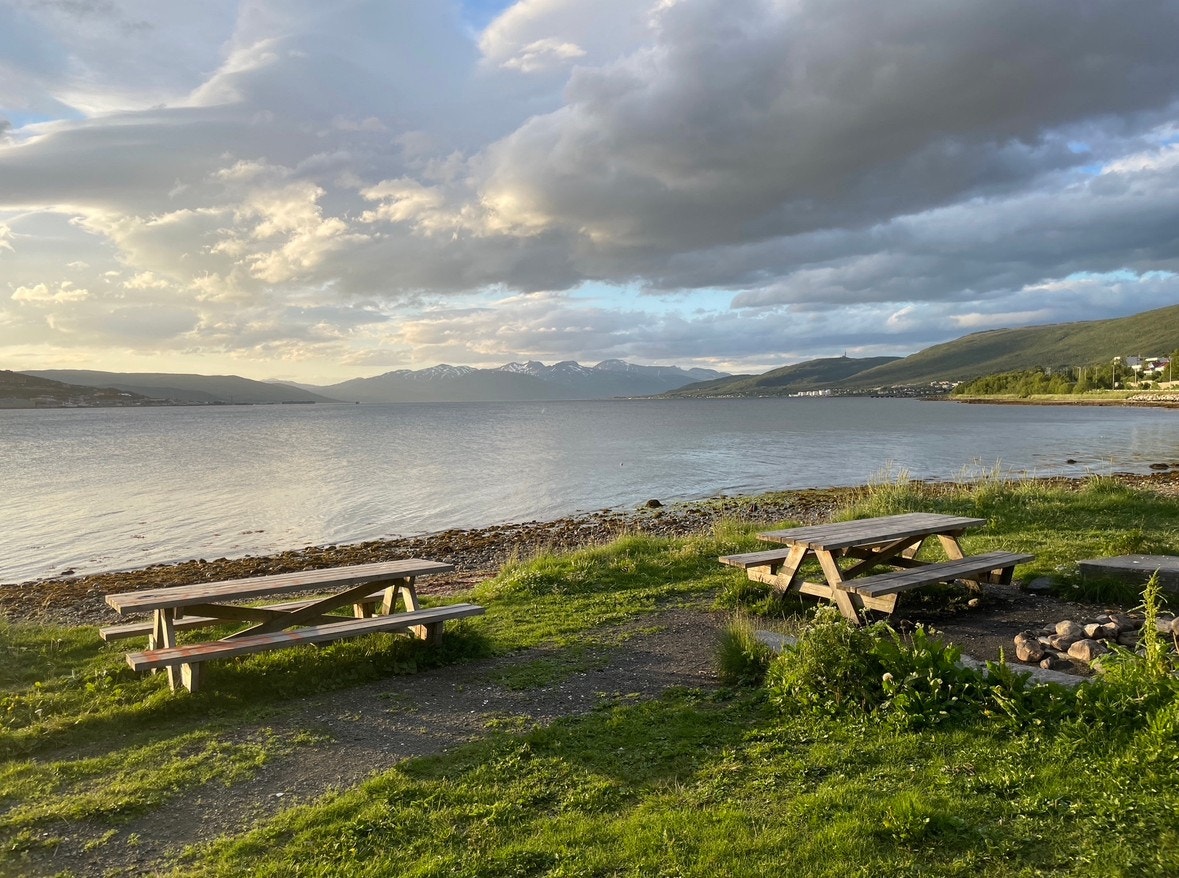 Uteområdet utenfor Galleribilde