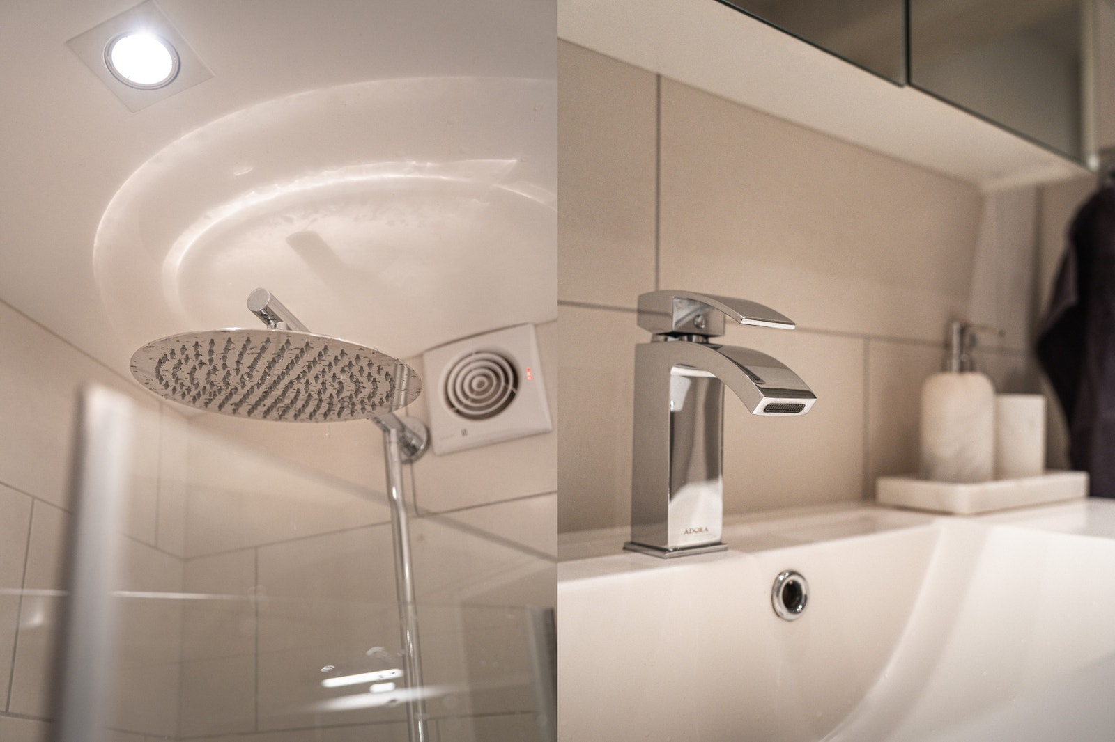 Bad | Bredt dusjhode for regndusj effekt Galleribilde