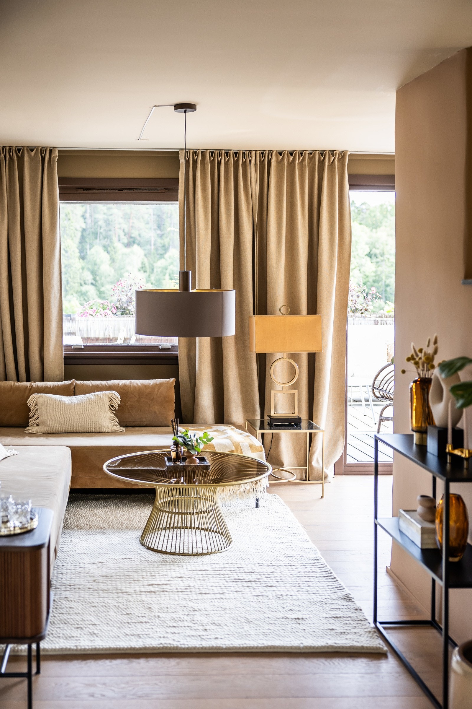 Detaljbilde fra stuen. Galleribilde