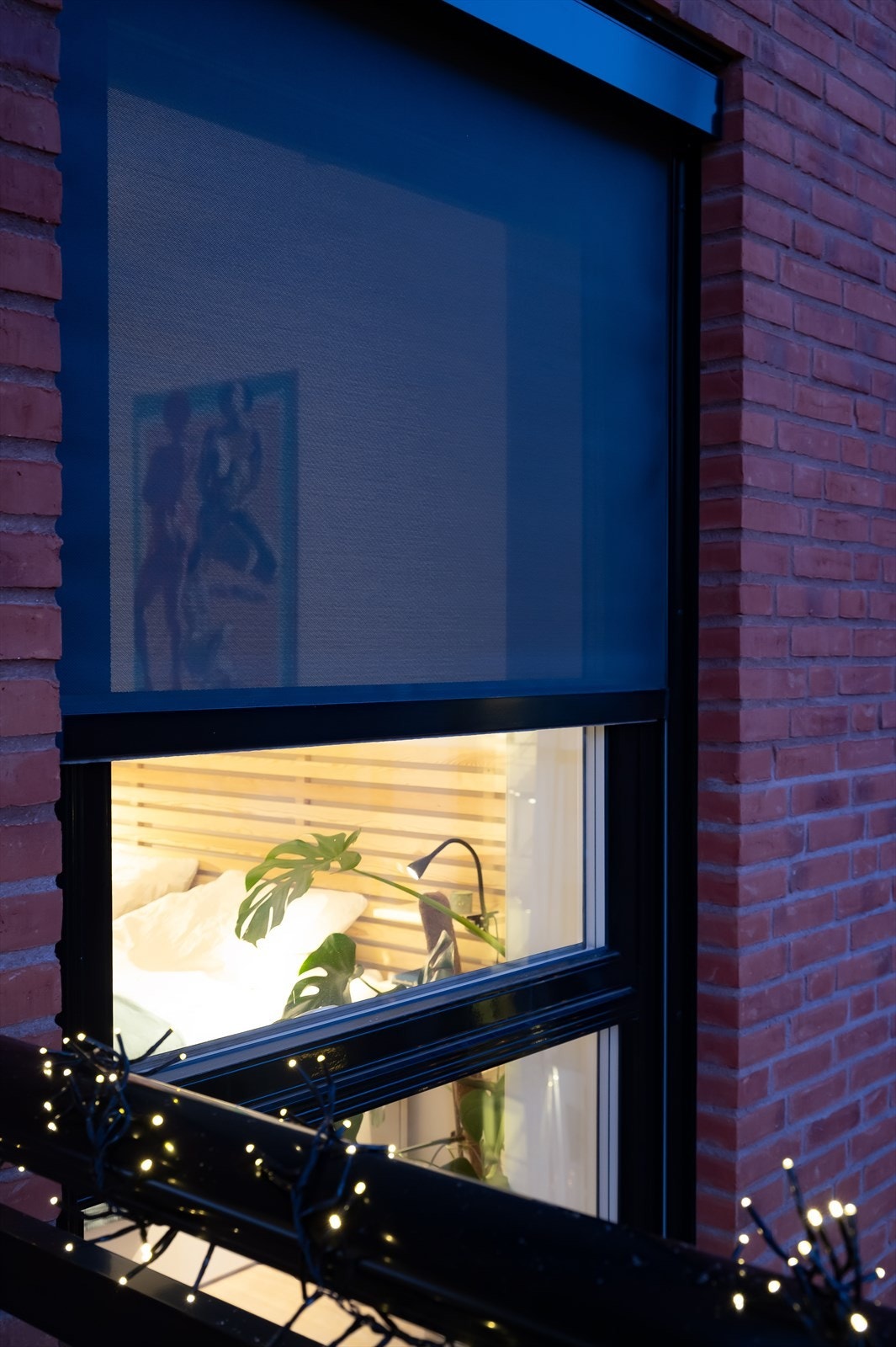 Fjernstyrt utvendig screens til soveromsvindu Galleribilde