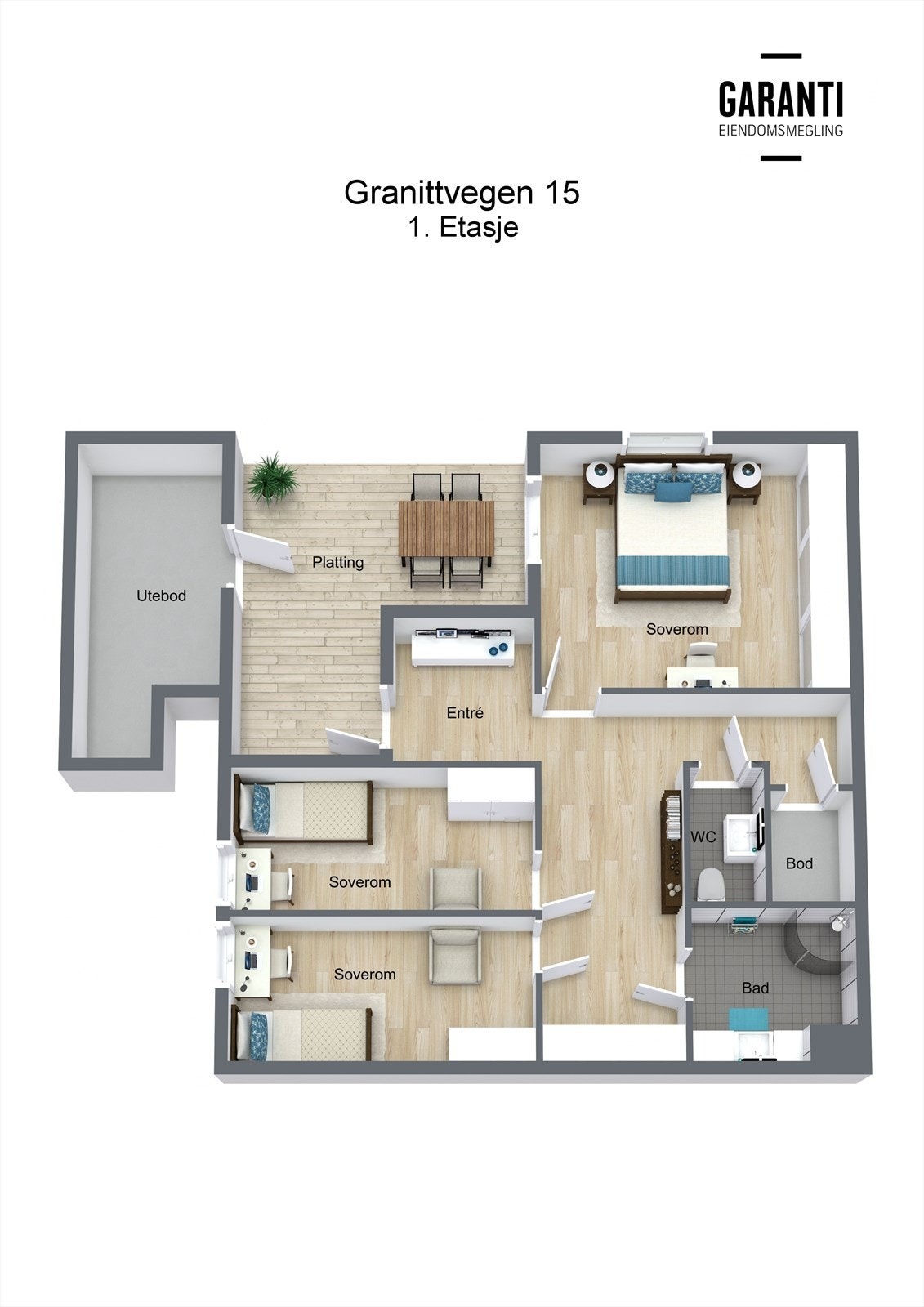 3D - 1. Etasje Galleribilde