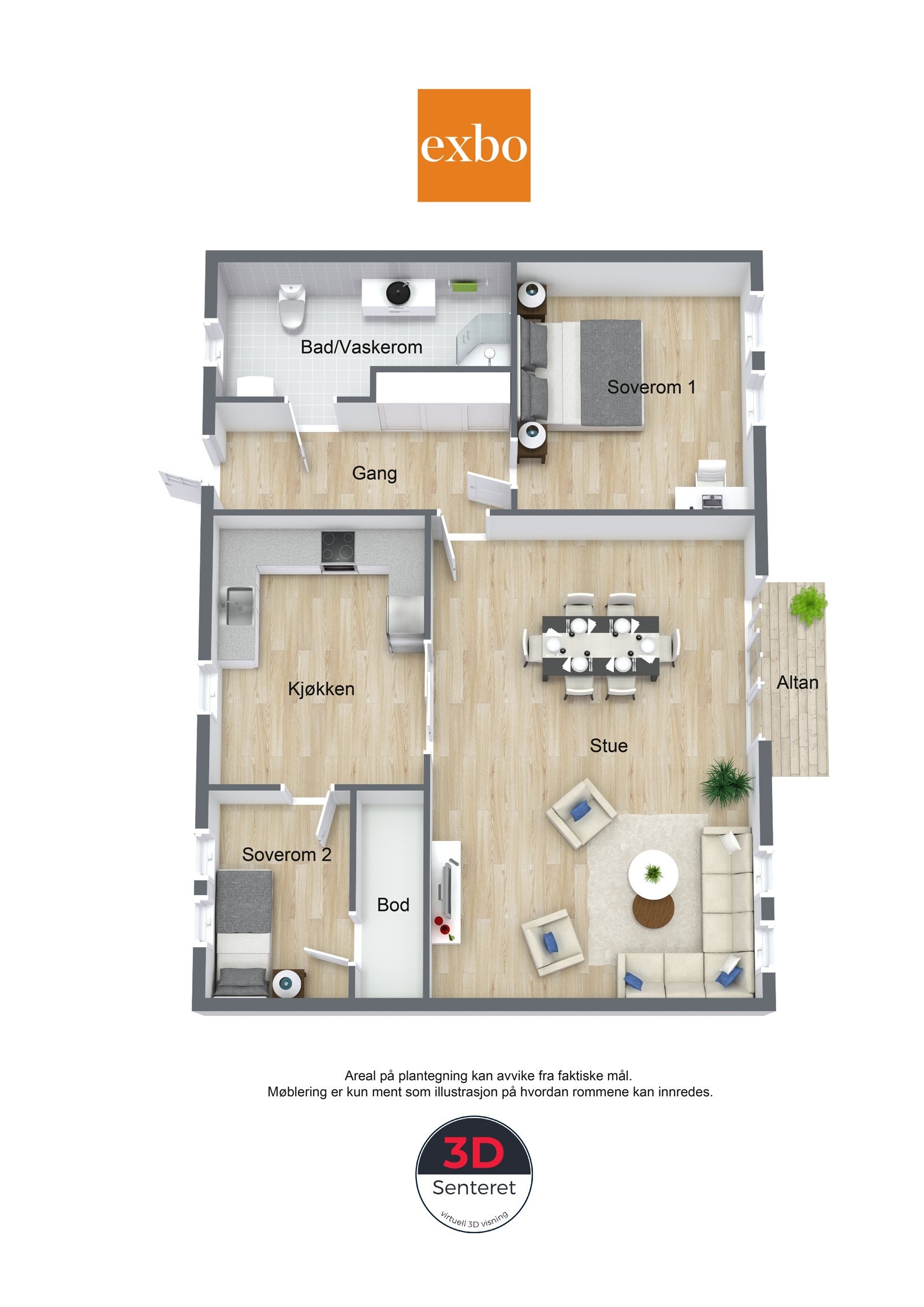Plantegning Galleribilde