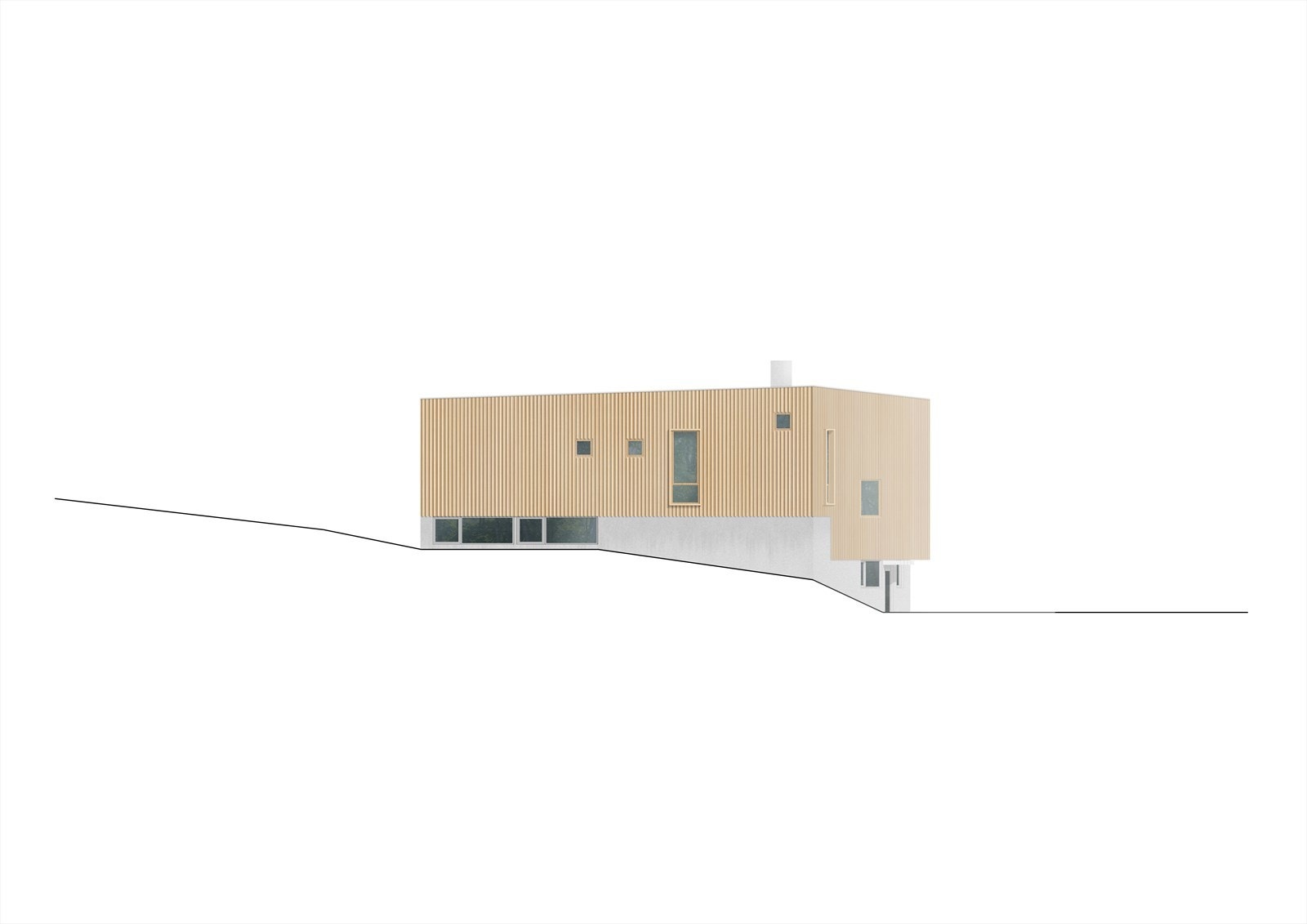 Fasade sydøst Galleribilde