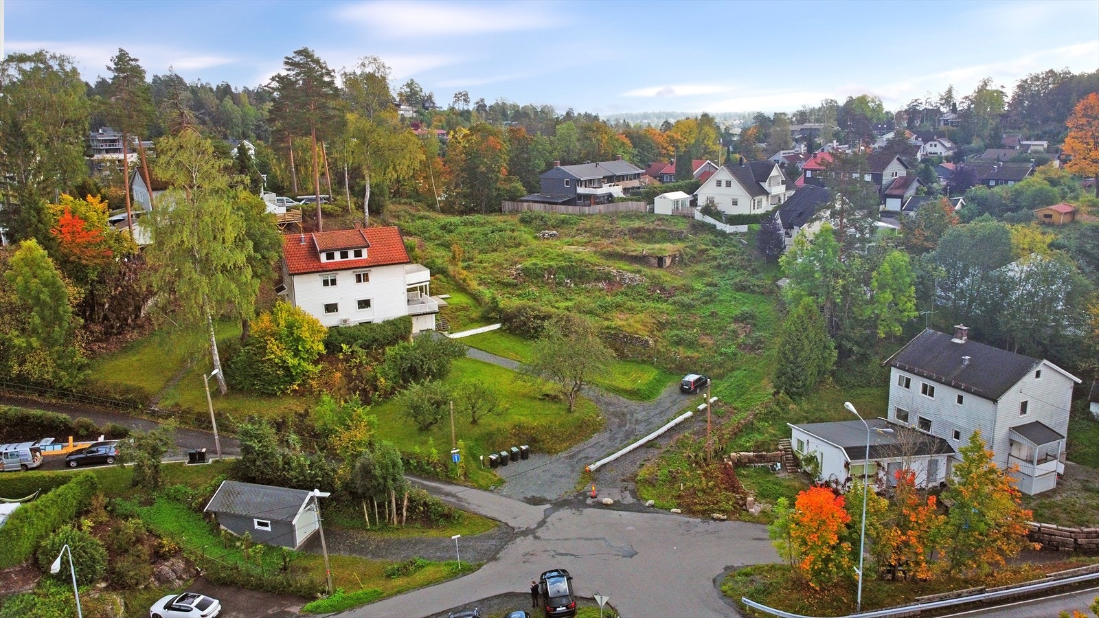 Eiendommen sett fra vest Galleribilde
