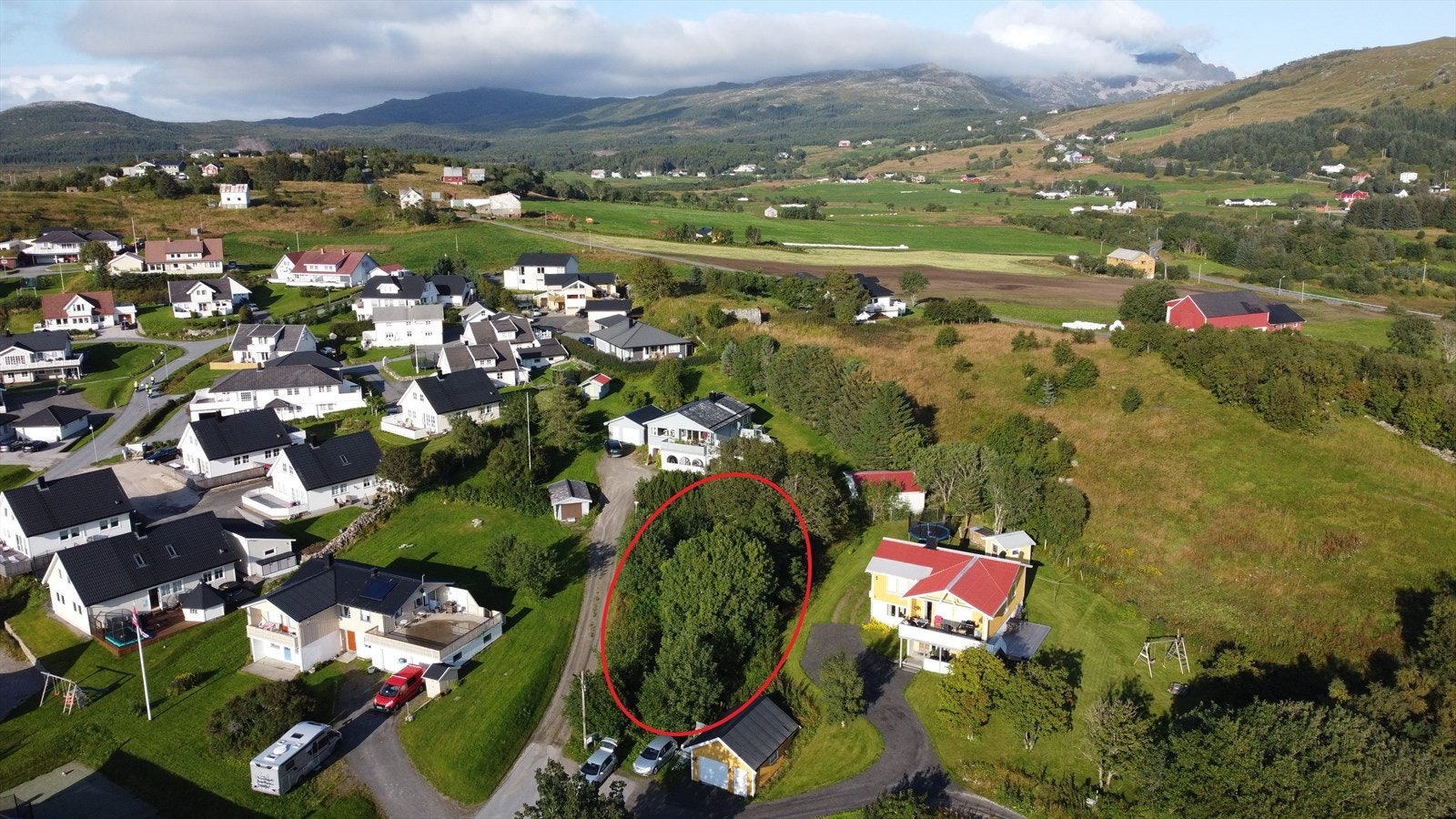 Dronefoto Galleribilde