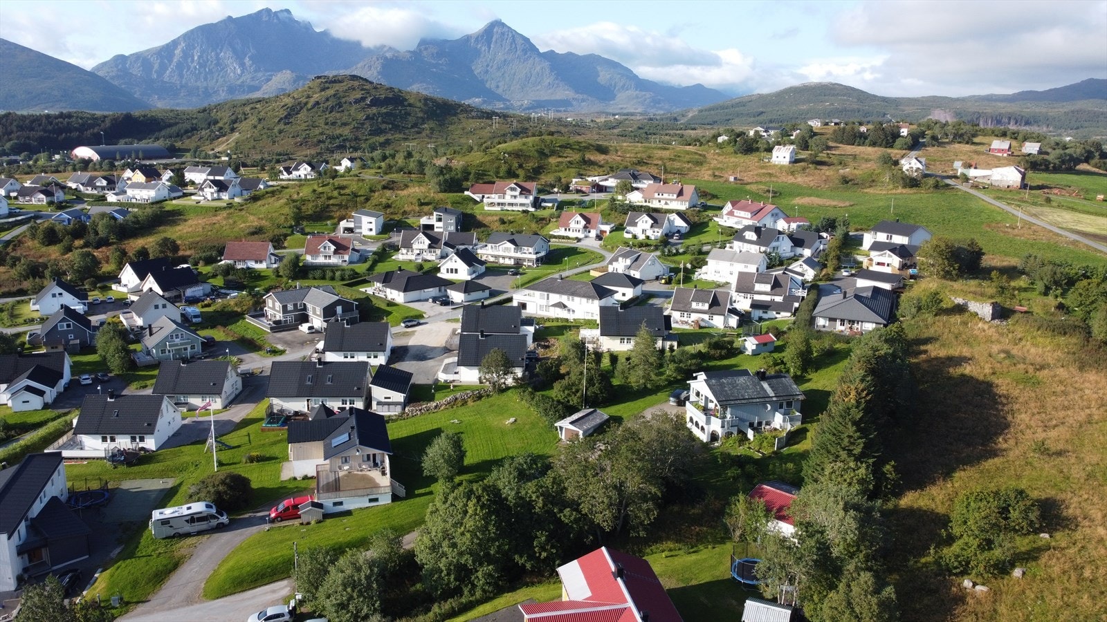 Dronefoto Galleribilde