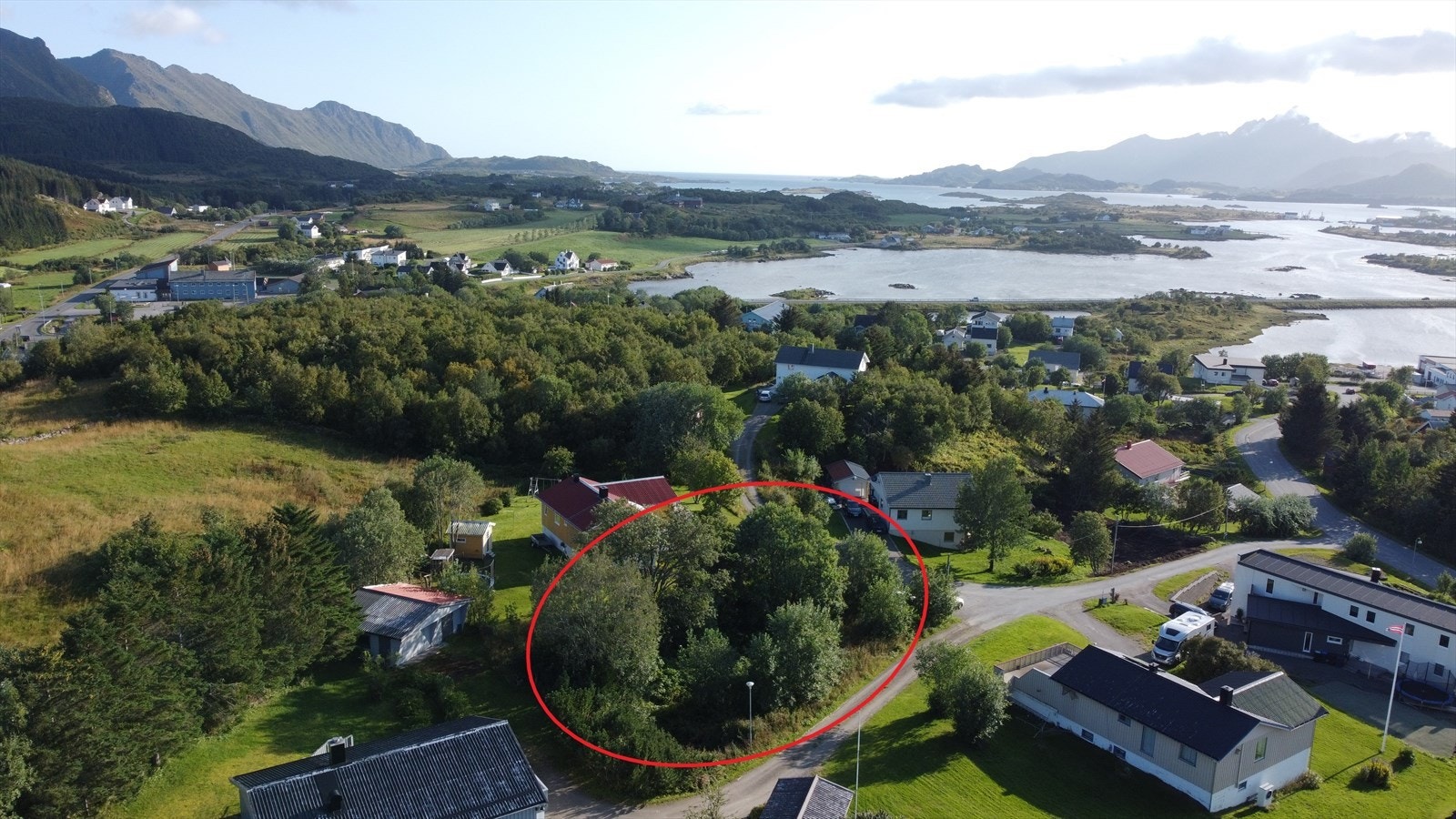 Dronefoto Galleribilde