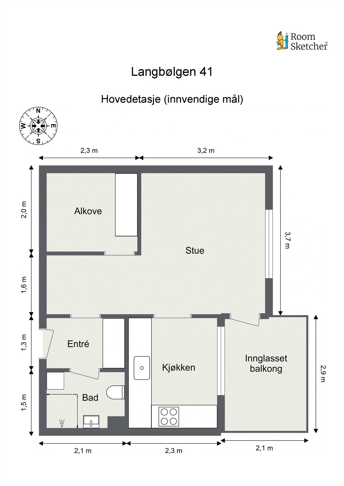 Planskisse. Galleribilde
