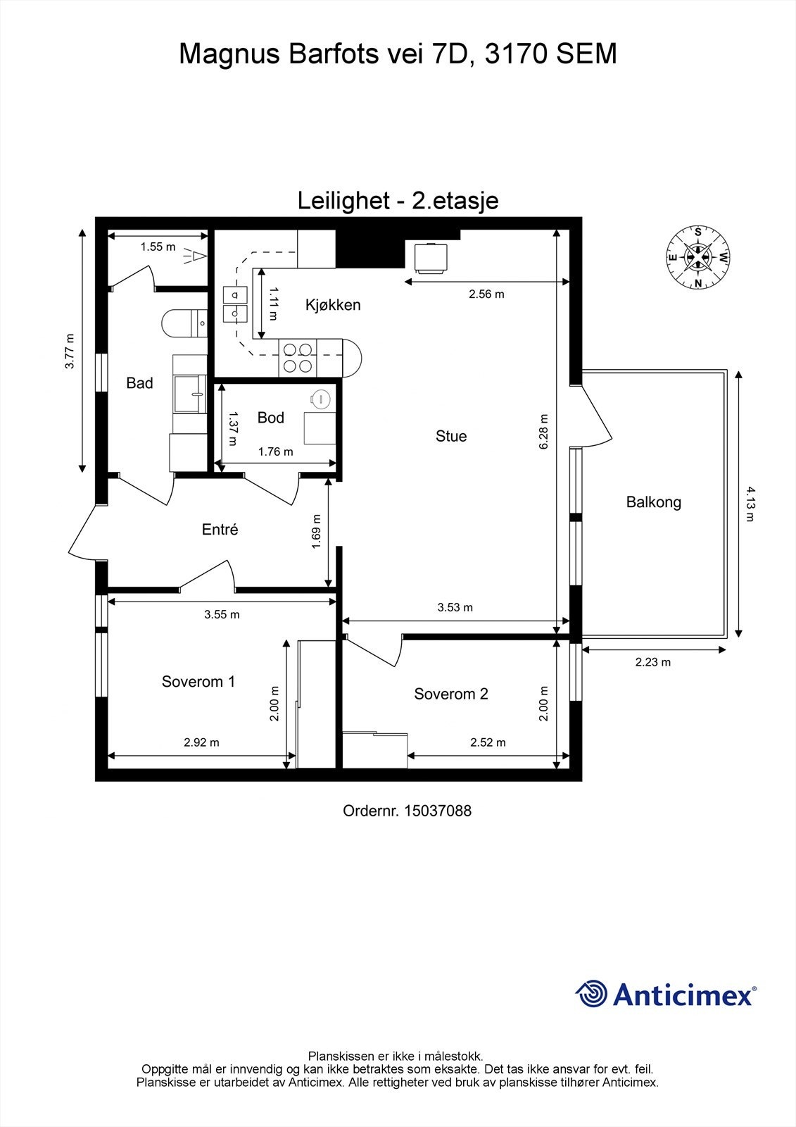 Plantegning Galleribilde
