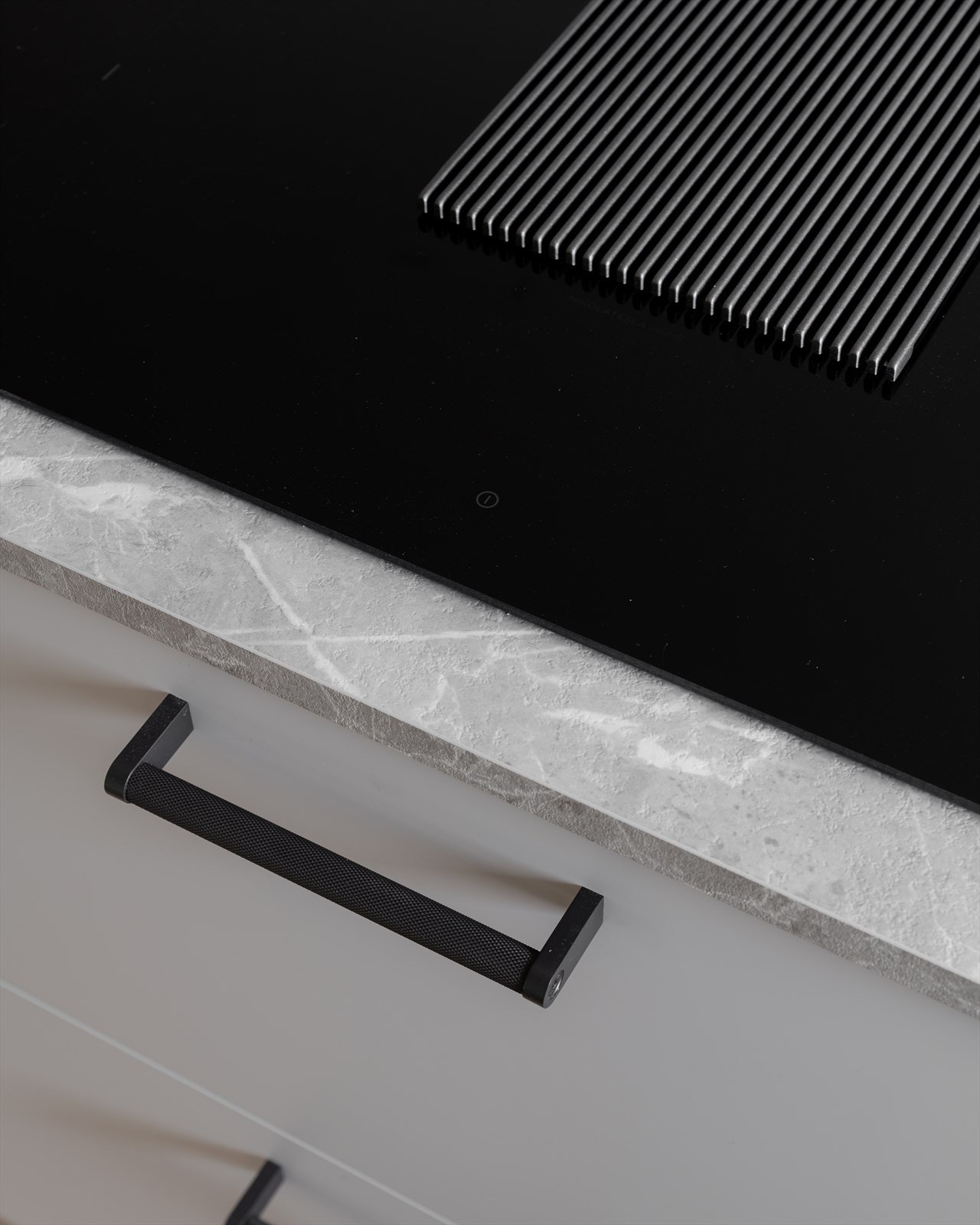 Det er blant annet integrert platetopp med kullfilterventilasjon Galleribilde