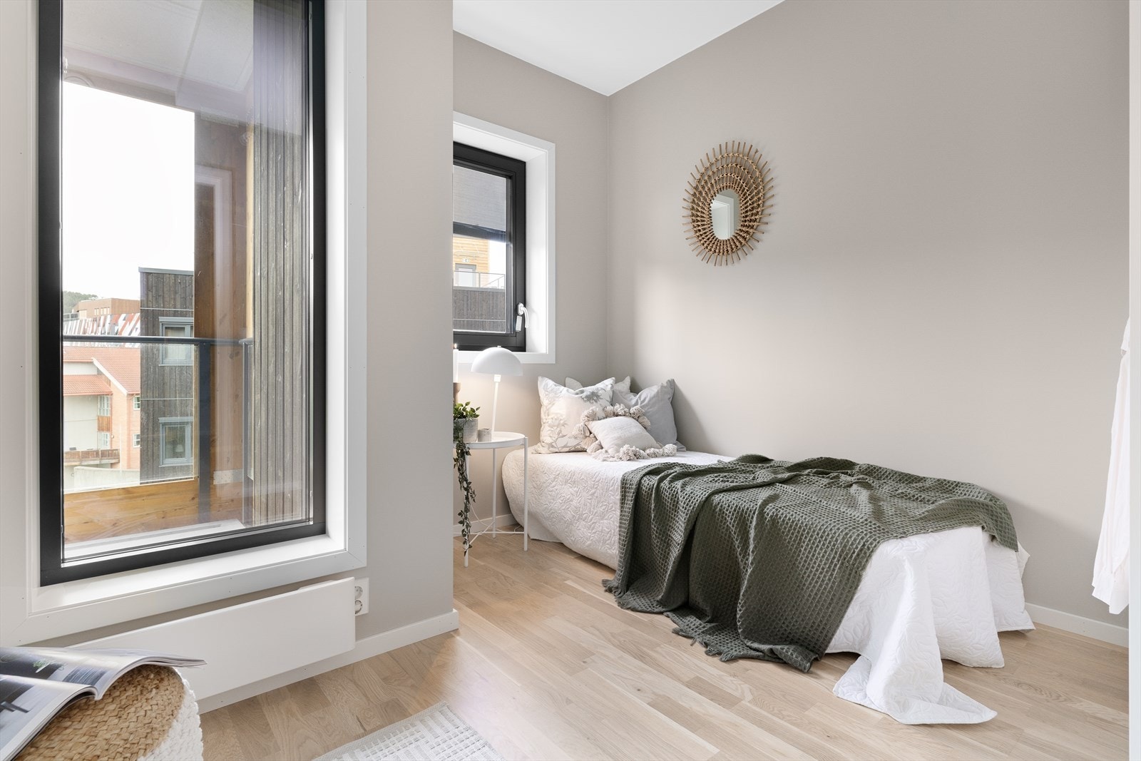 Lyst og innbydende soverom nr. 2. Galleribilde