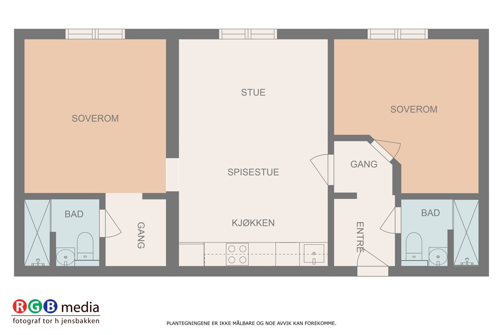 Plantegning Galleribilde