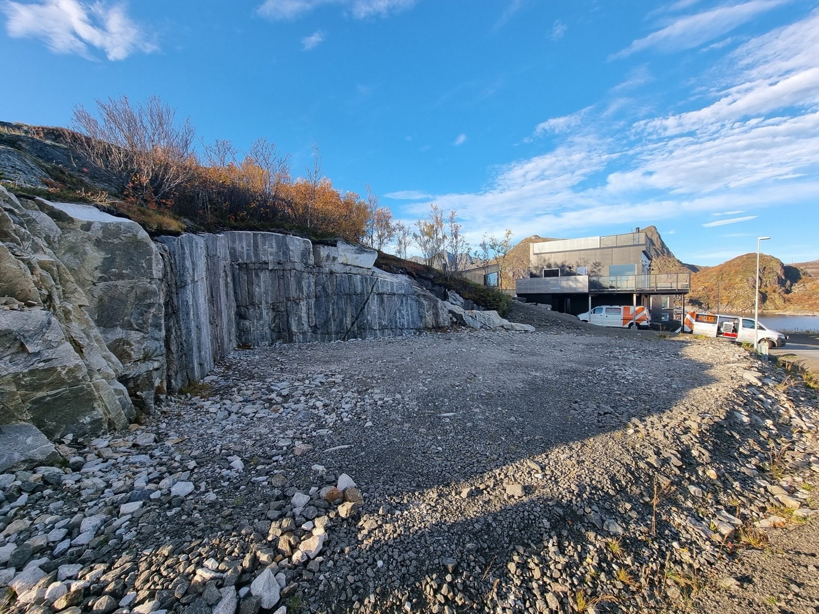 Delvis utsprengt og opparbeidet Galleribilde