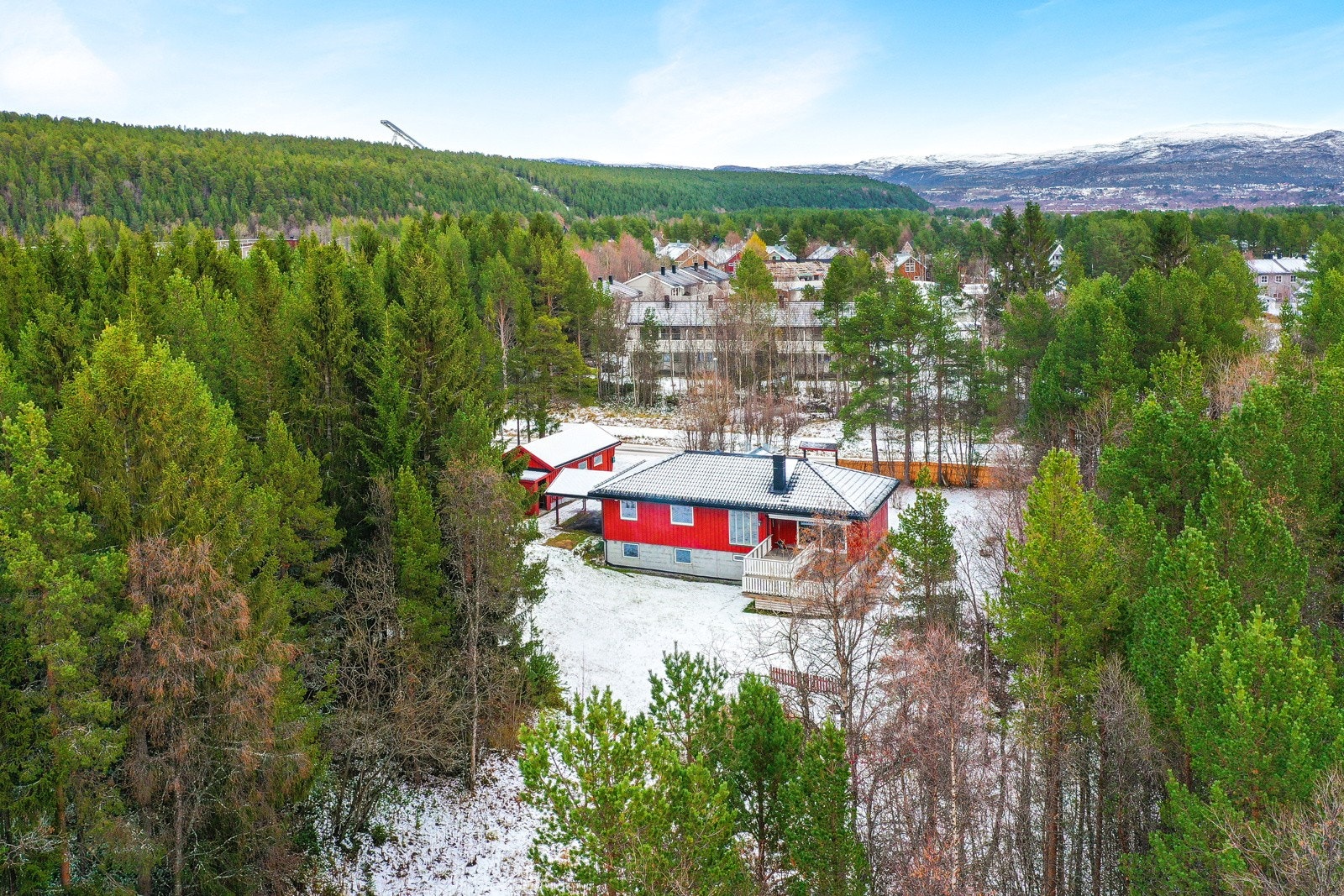Boligen ligger i et stille og fredlig område på Aronnes Galleribilde