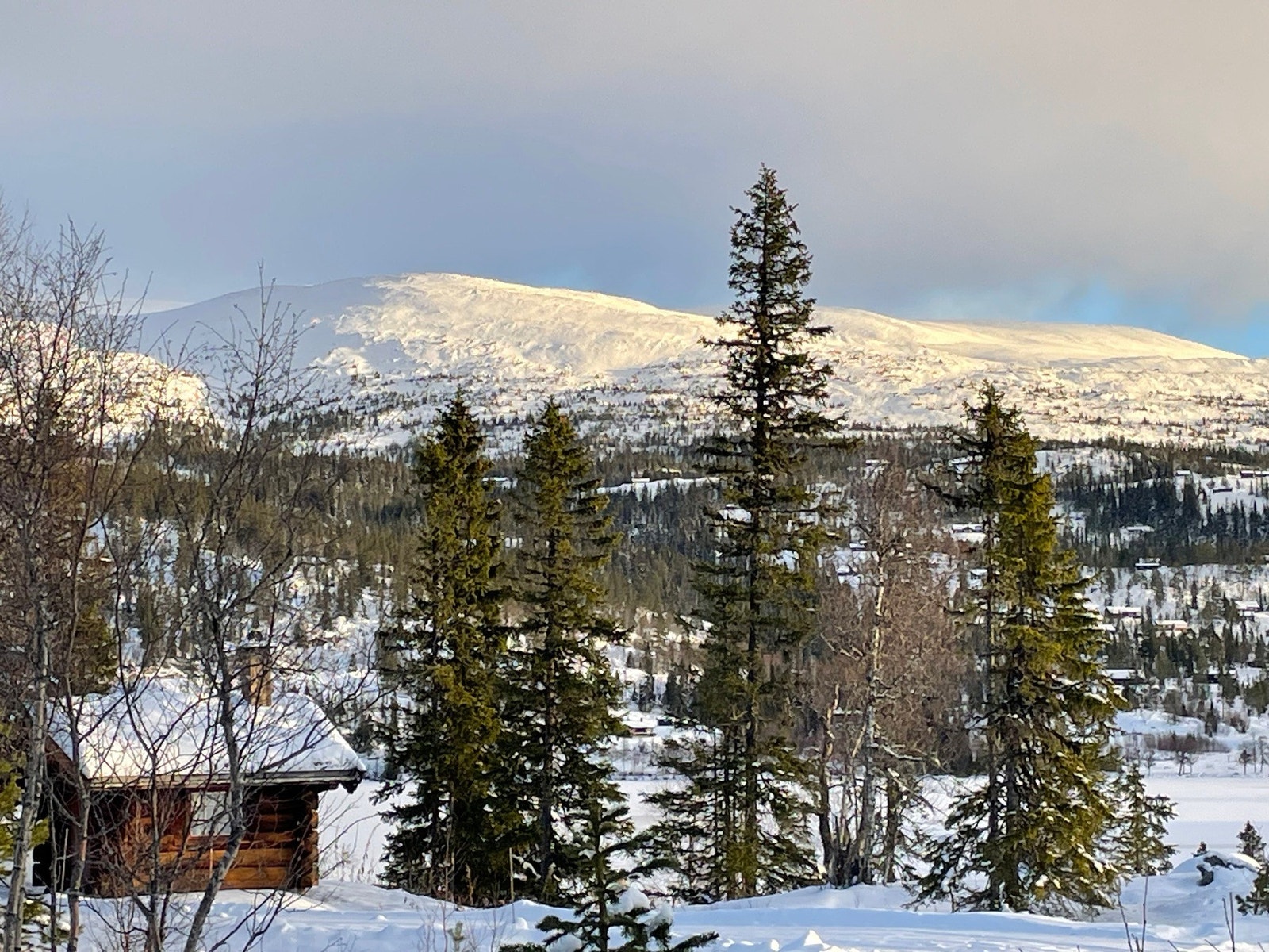 Fra Djupsjøkollen er det fin tur å gå på rando, ski eller på beina til Høgevarde, 1460moh. Her ser man Storleinåsen i bakgrunnen Galleribilde
