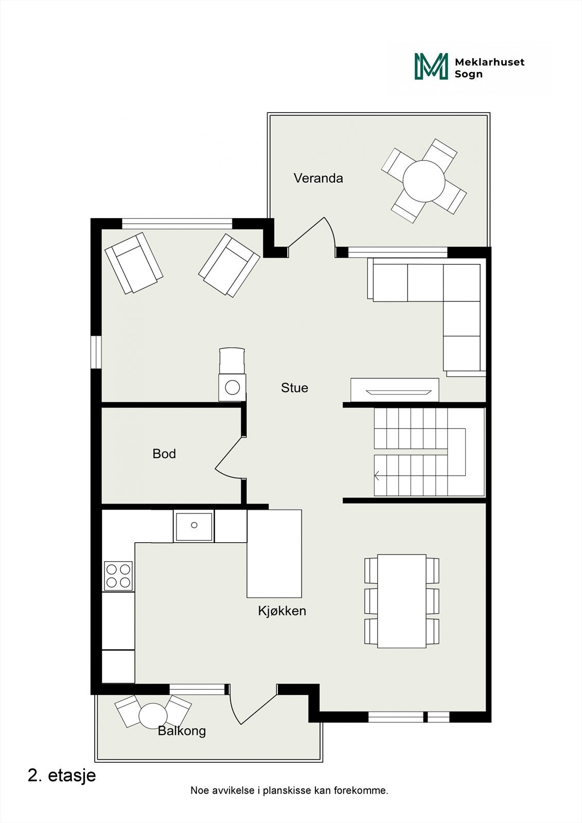 Planteikning 2D 2.etg. Galleribilde