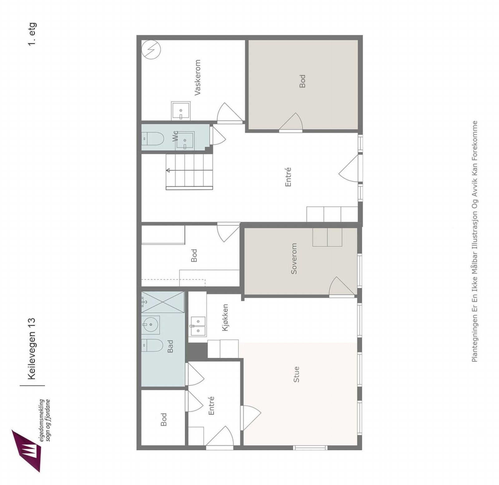 Planteikning u.etg. Galleribilde