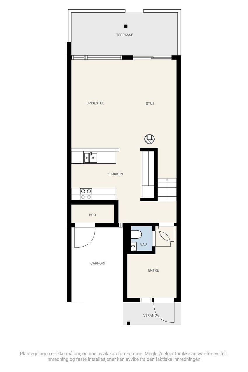 Plantegning 1.etg. Galleribilde