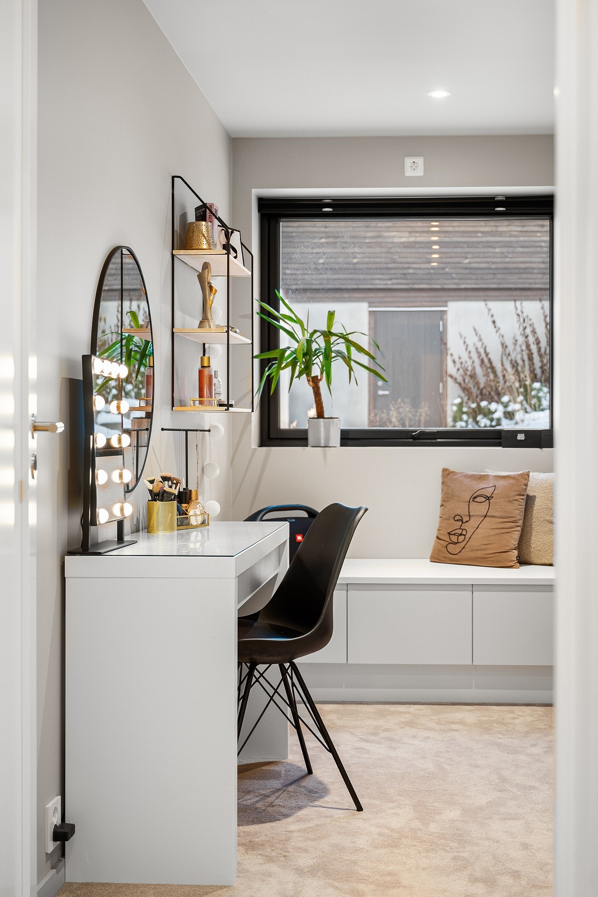 Soverommene er speilvendte ifht hverandre Galleribilde