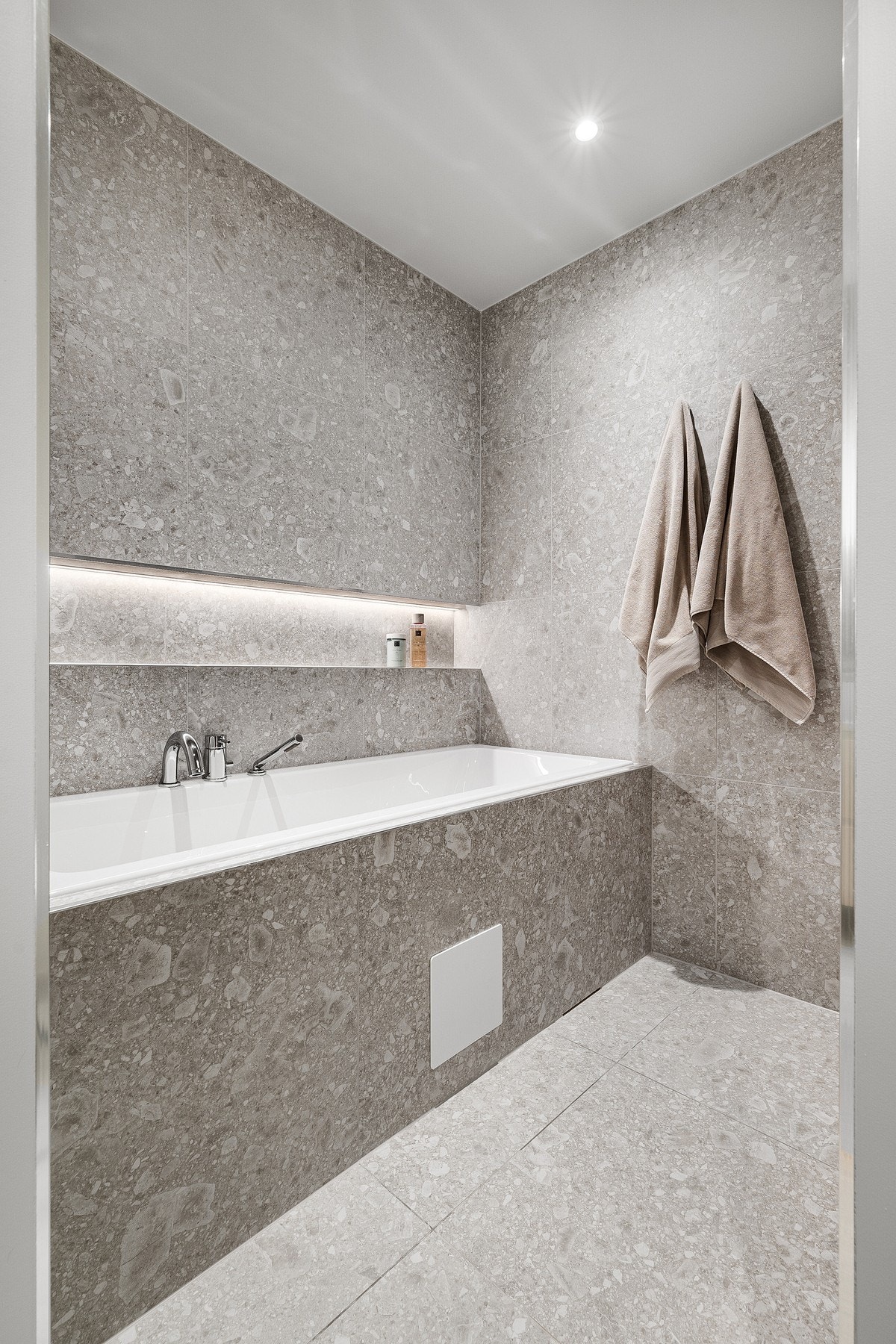 Gjennomgående eksklusive materialvalg Galleribilde