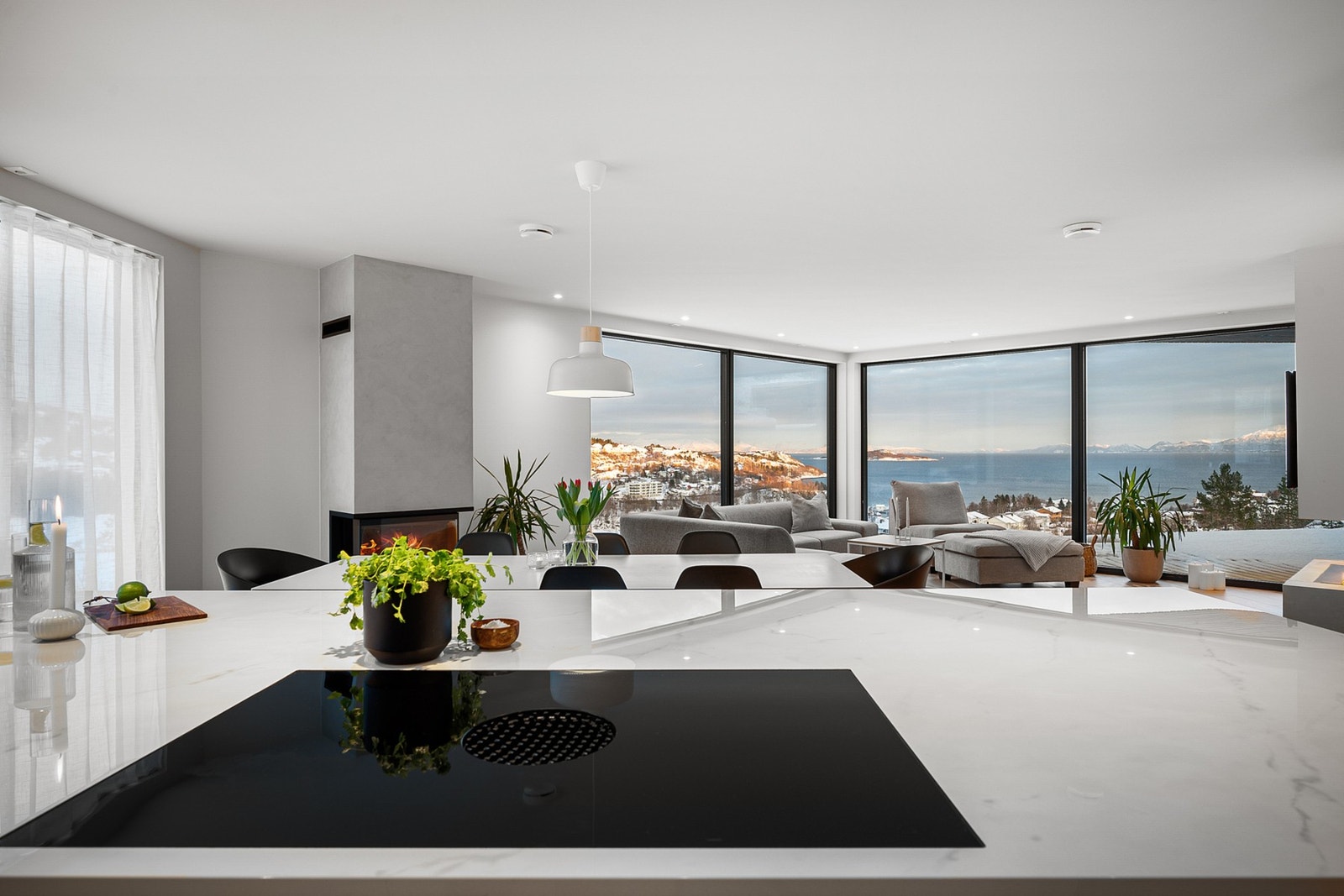 Fin utsikt når man kokkelerer Galleribilde