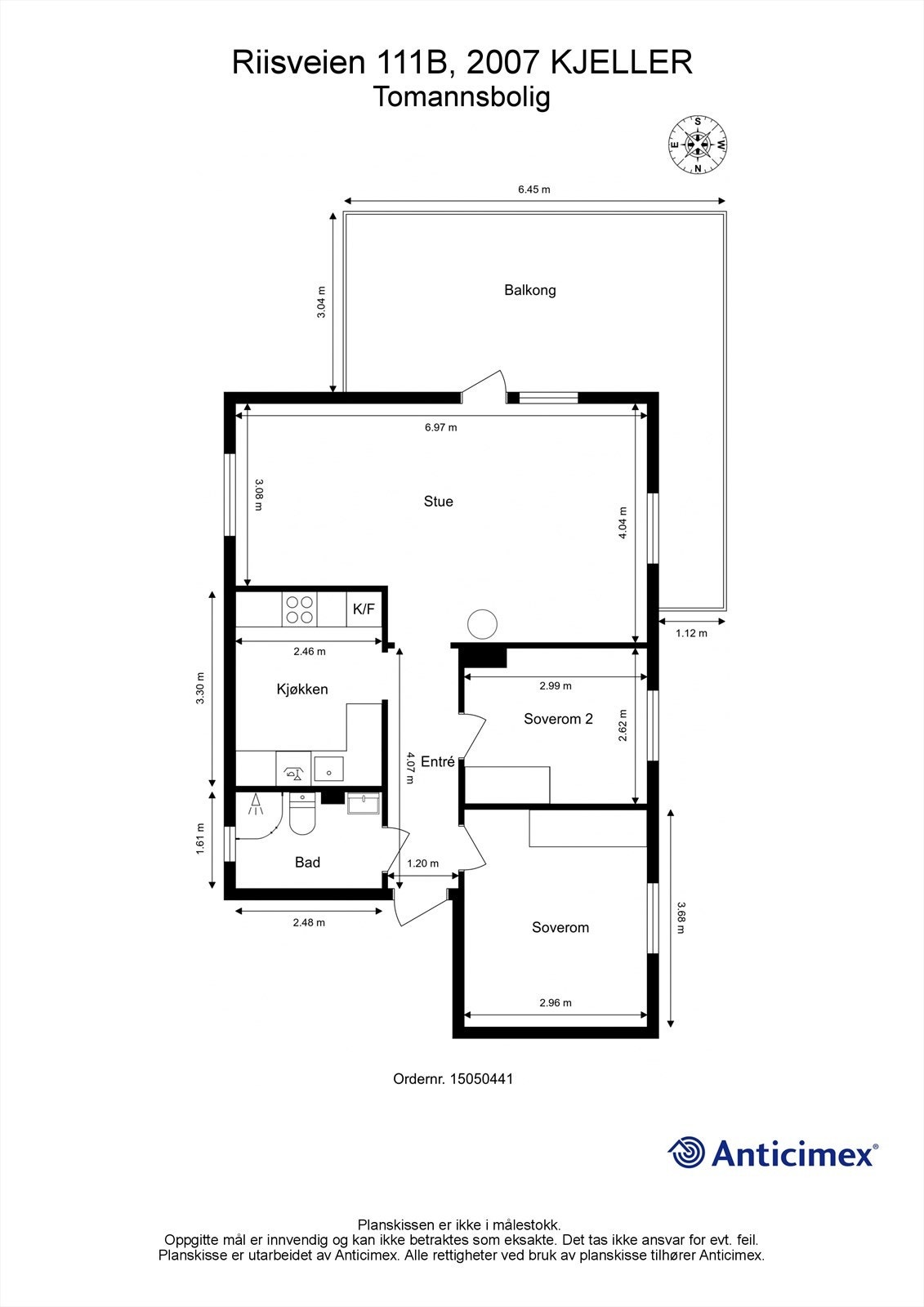Plantegning Galleribilde