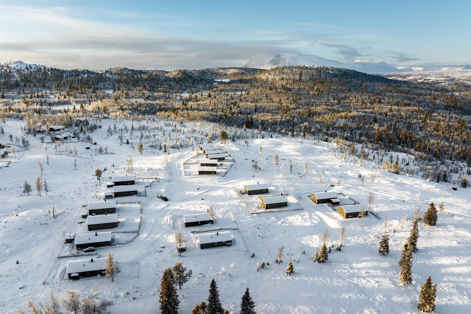 Løggelie Hyttegren, desember 2023. Galleribilde