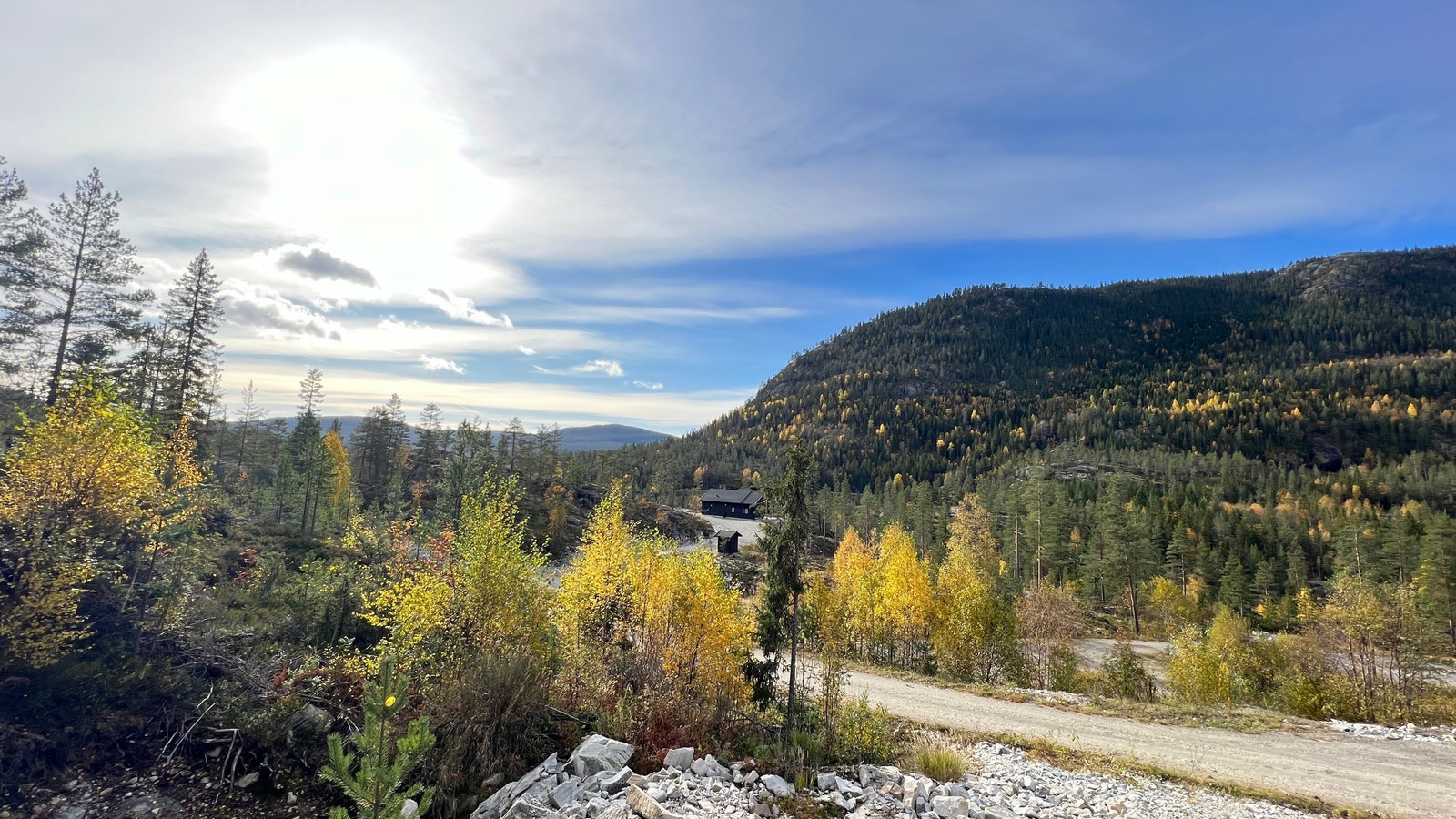 Utsikt fra tomta Galleribilde