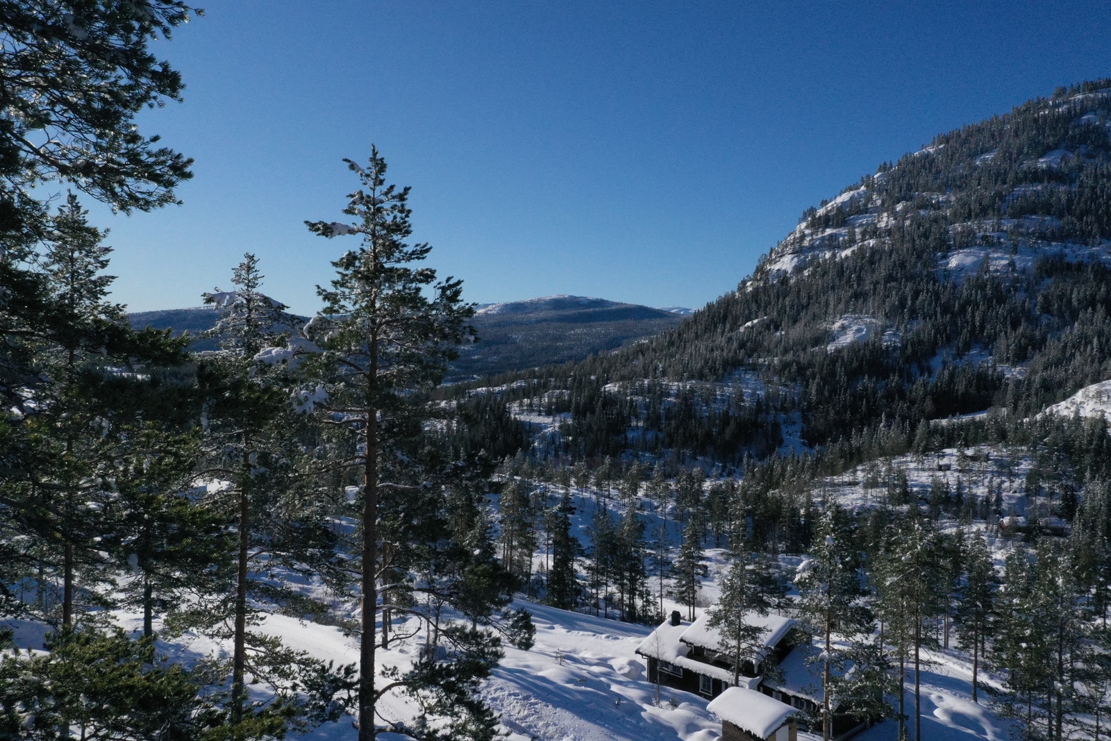 Utsikt fra tomte området. Galleribilde
