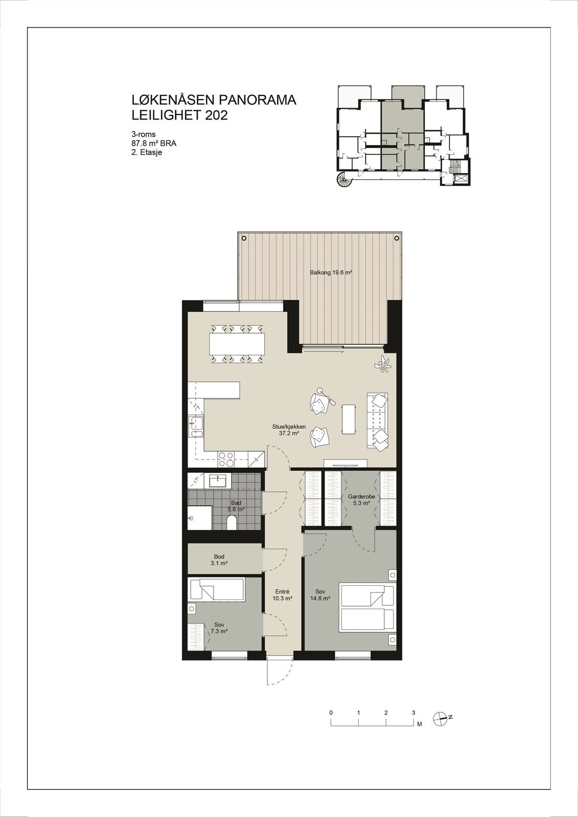 Plantegning Galleribilde