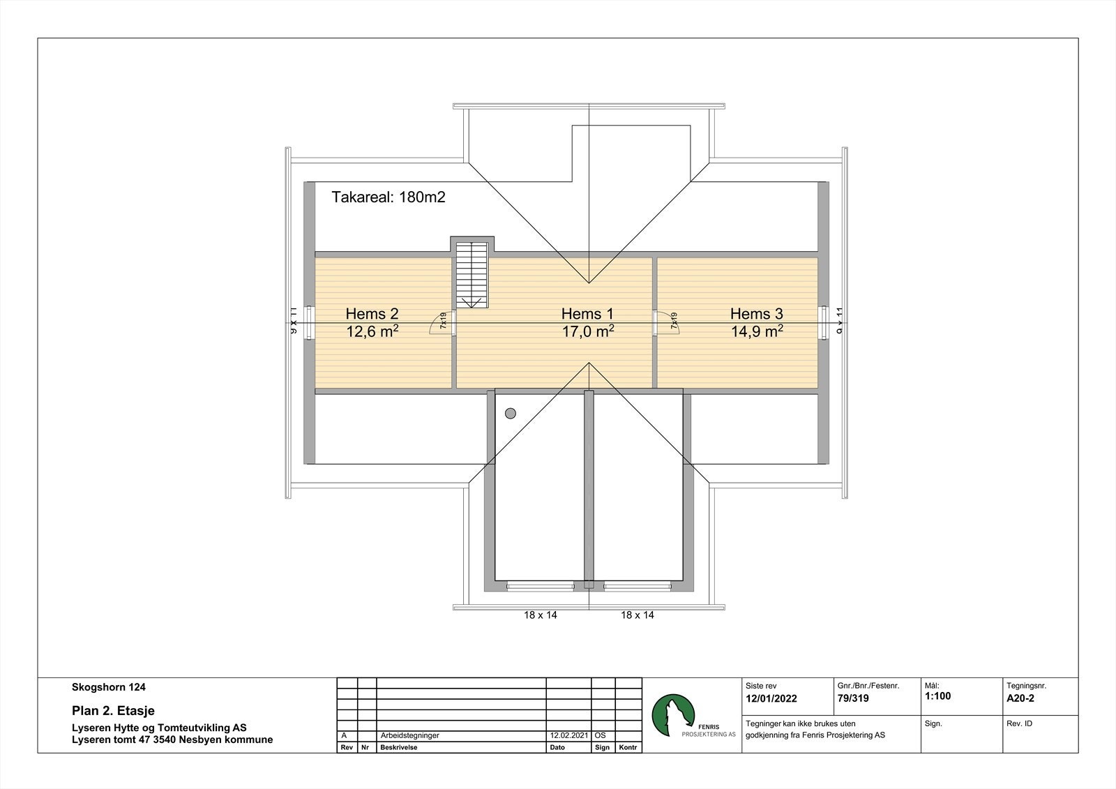 Plan 2.etg. Galleribilde