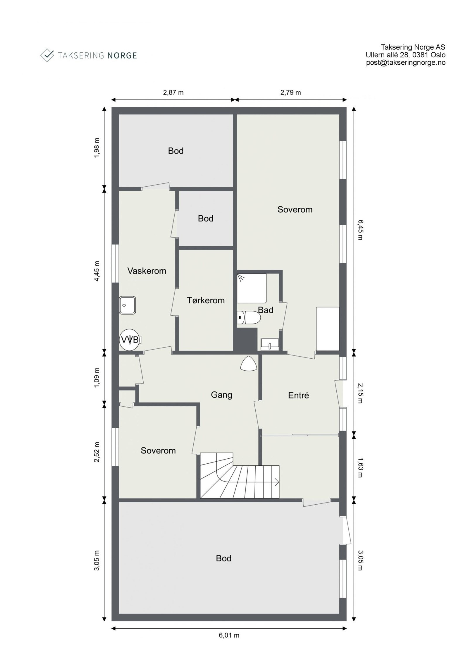 Tuterudsvingen 15 - planskisse undertetasje Galleribilde