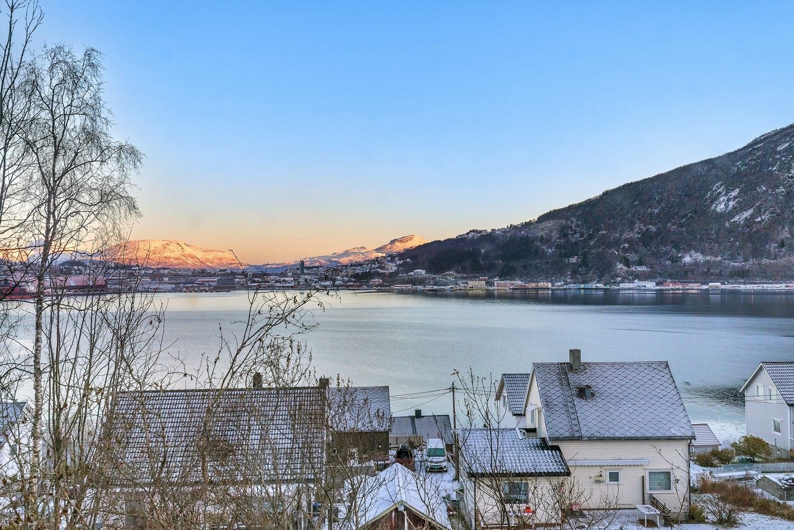 Flott utsikt fra stue Galleribilde