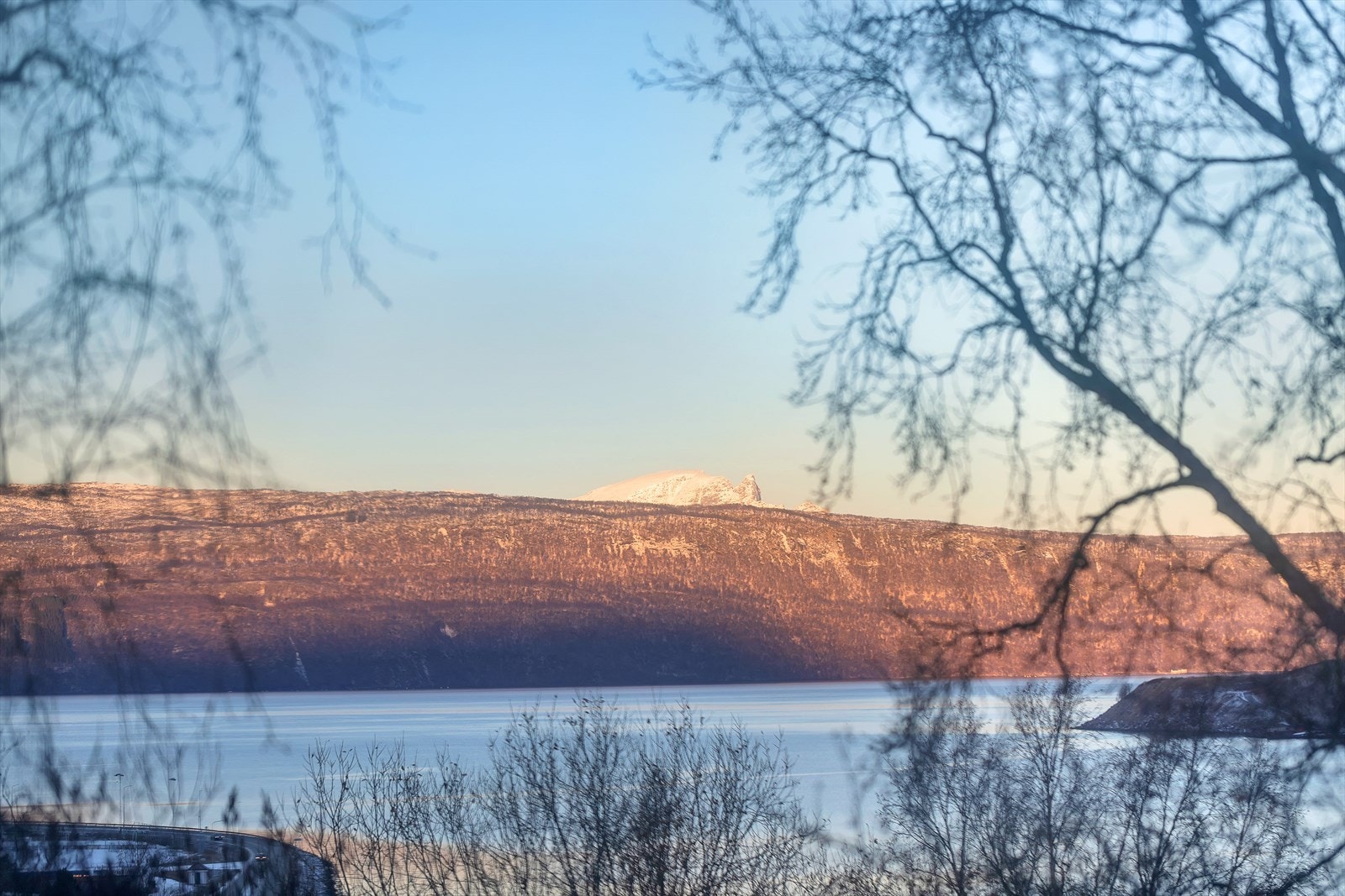 Utsikten fra stuen mot Vegglandet Galleribilde